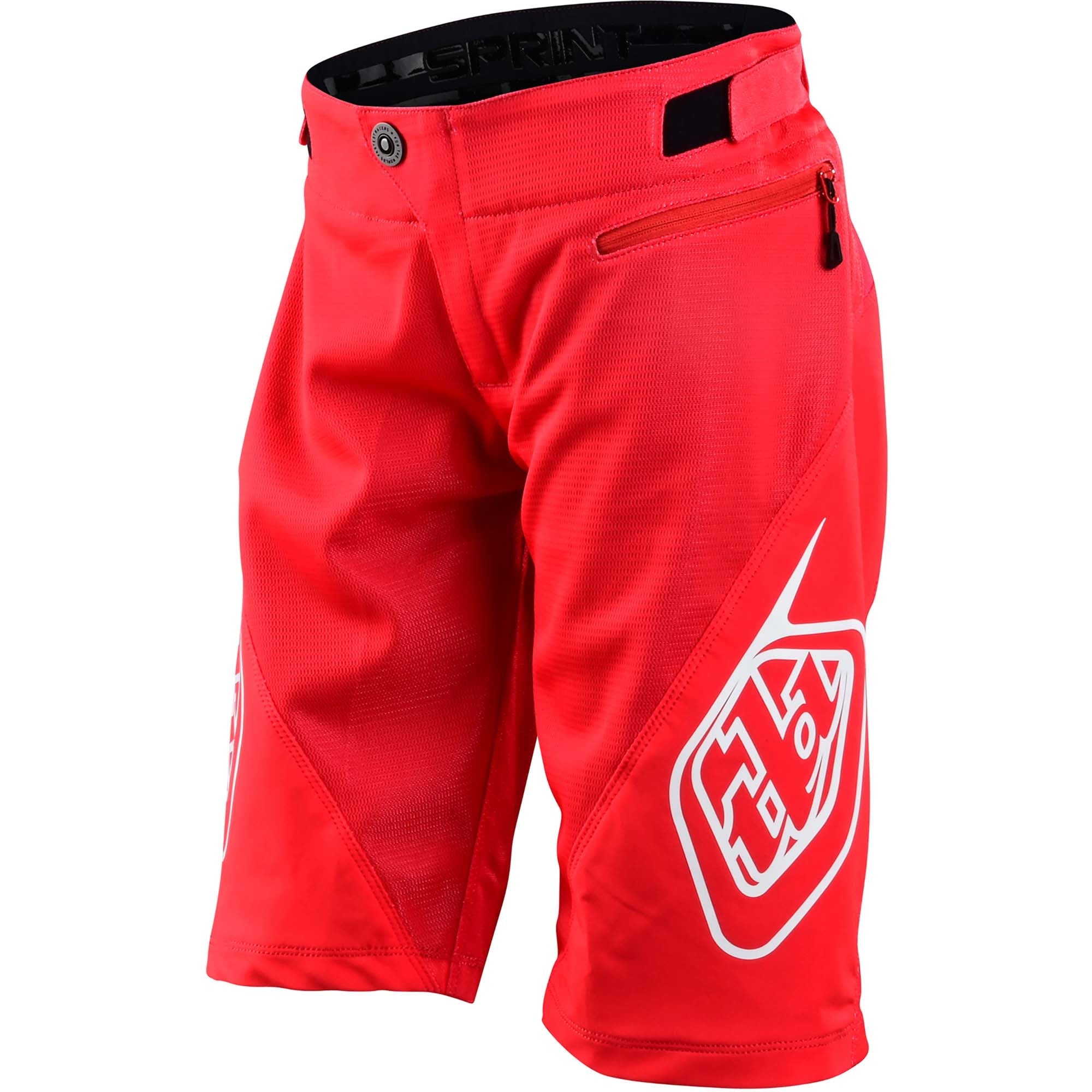 Troy Lee Designs Sprint Youth Shorts Solid - Red / Y-18