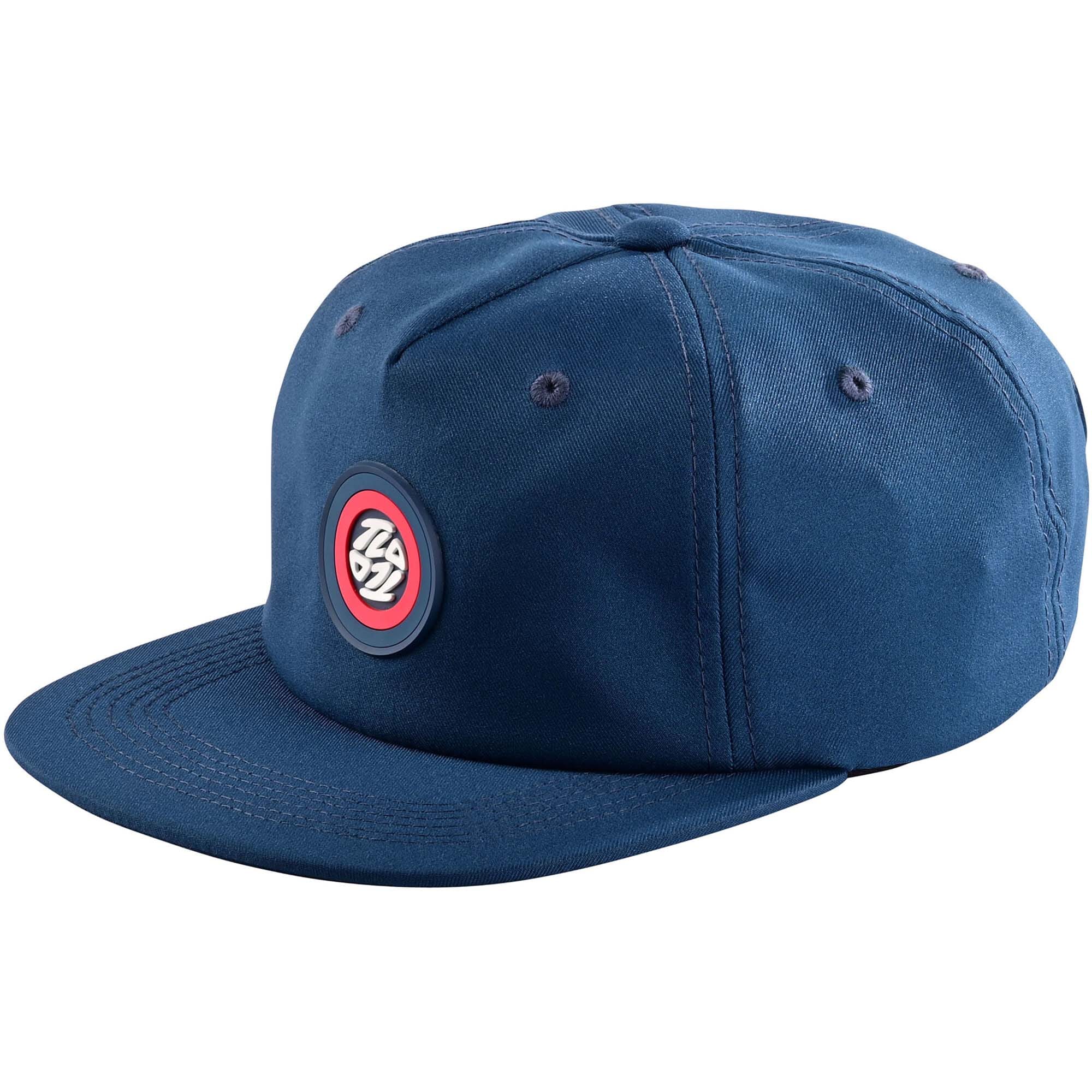 Troy Lee Designs Unstructured Snapback Cap Spun - Slate Blue / One Size