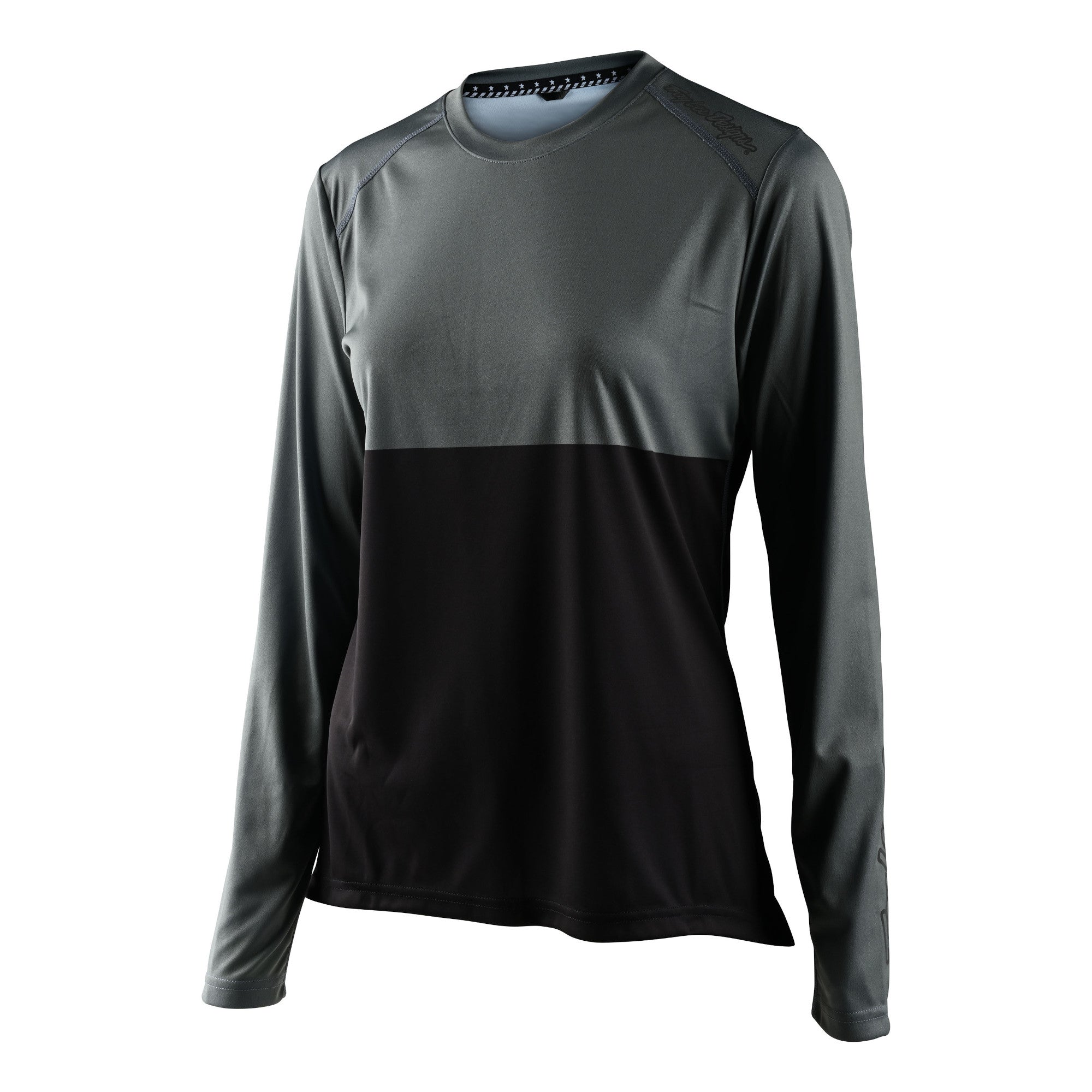 Troy Lee Designs Women's Lilium LS Jersey Block - Green/Black / S