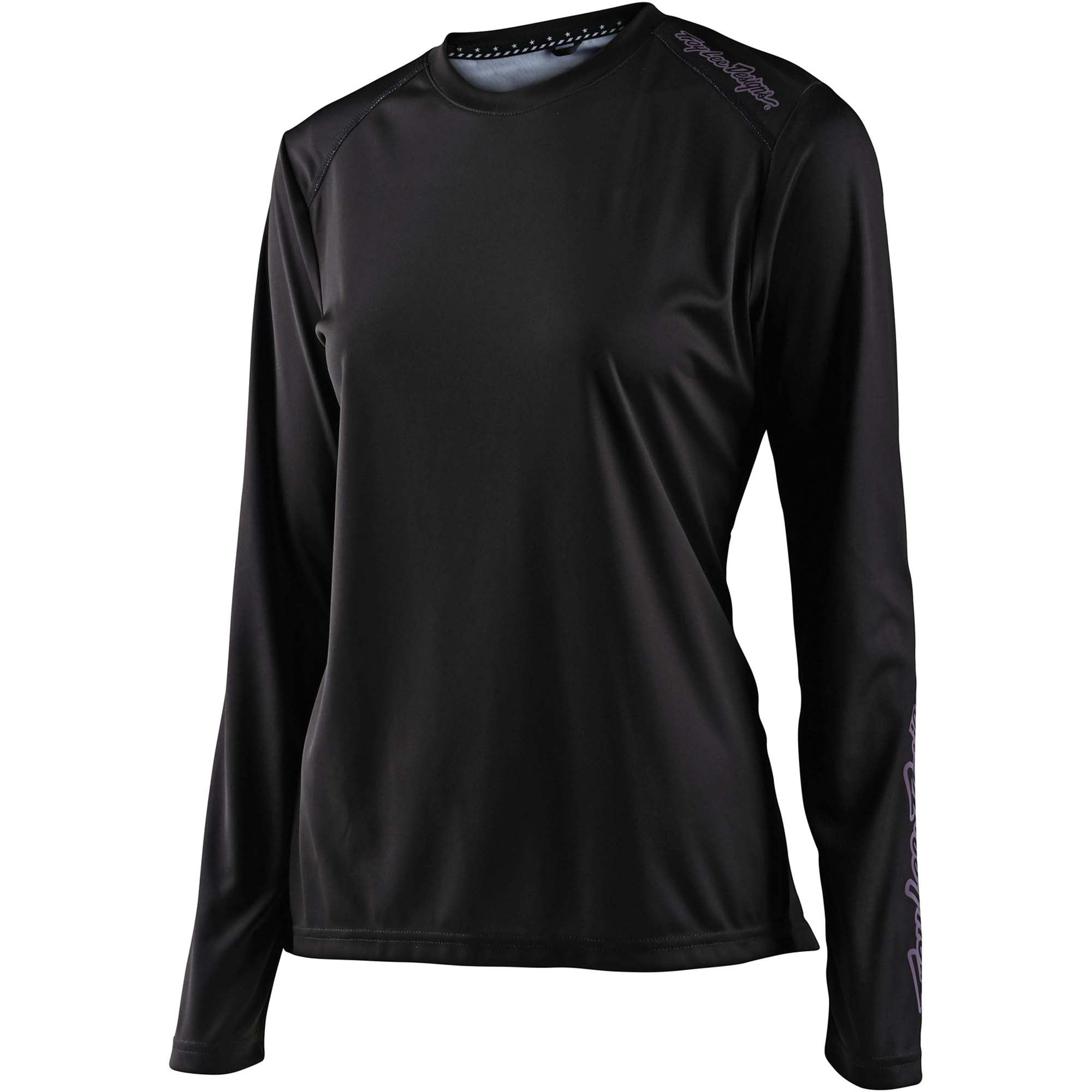 Troy Lee Designs Women's Lilium LS Jersey Solid - Black / L