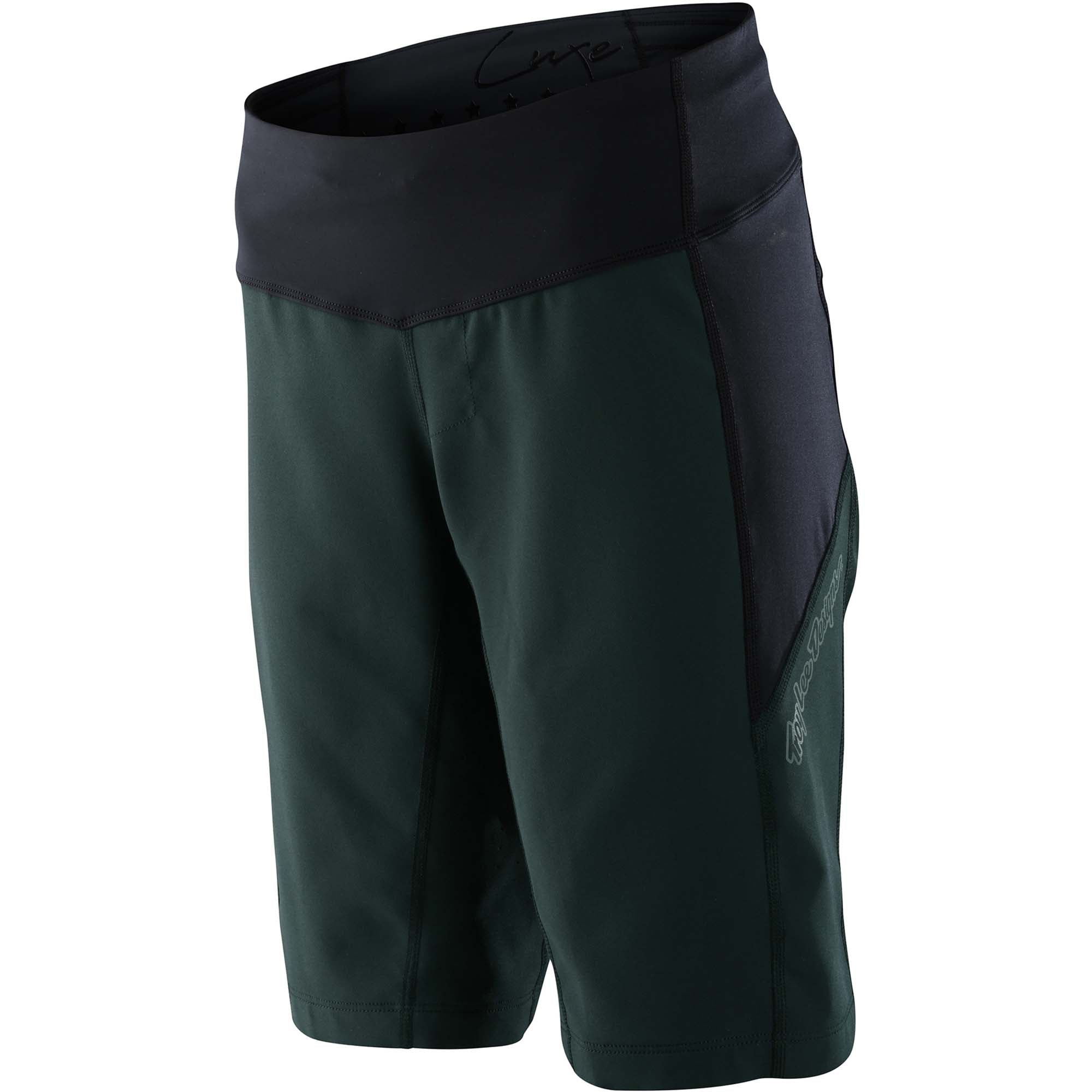 Troy Lee Designs Women's Luxe Shell Shorts Solid - Steel Green / XS