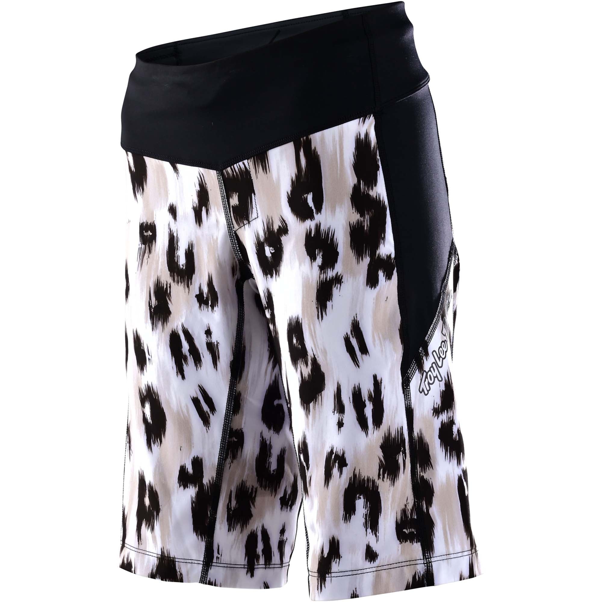 Troy Lee Designs Women's Luxe Shell Shorts Wild Cat - White / XS