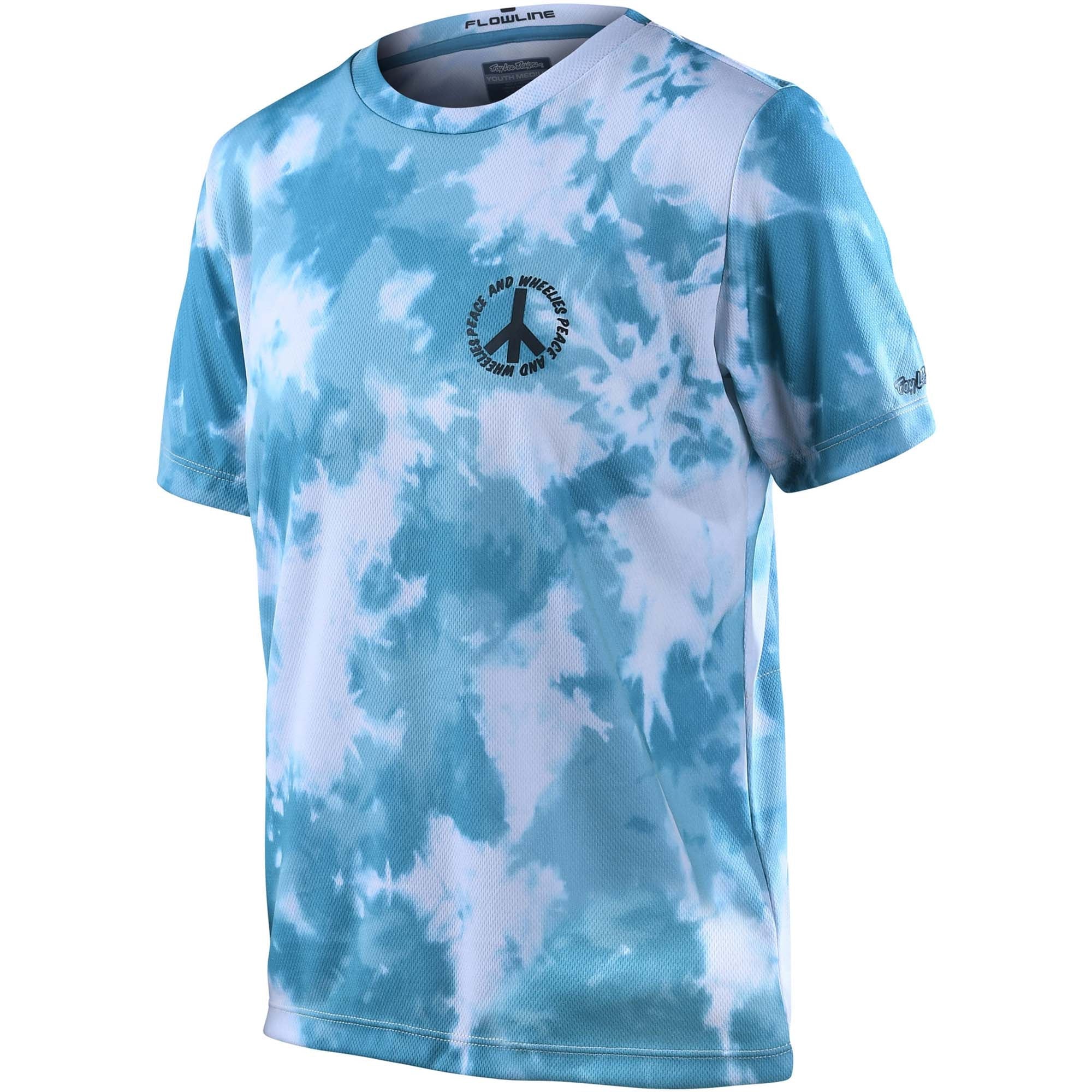 Troy Lee Designs Youth Flowline SS Jersey Plot - Ivy / Y-XS