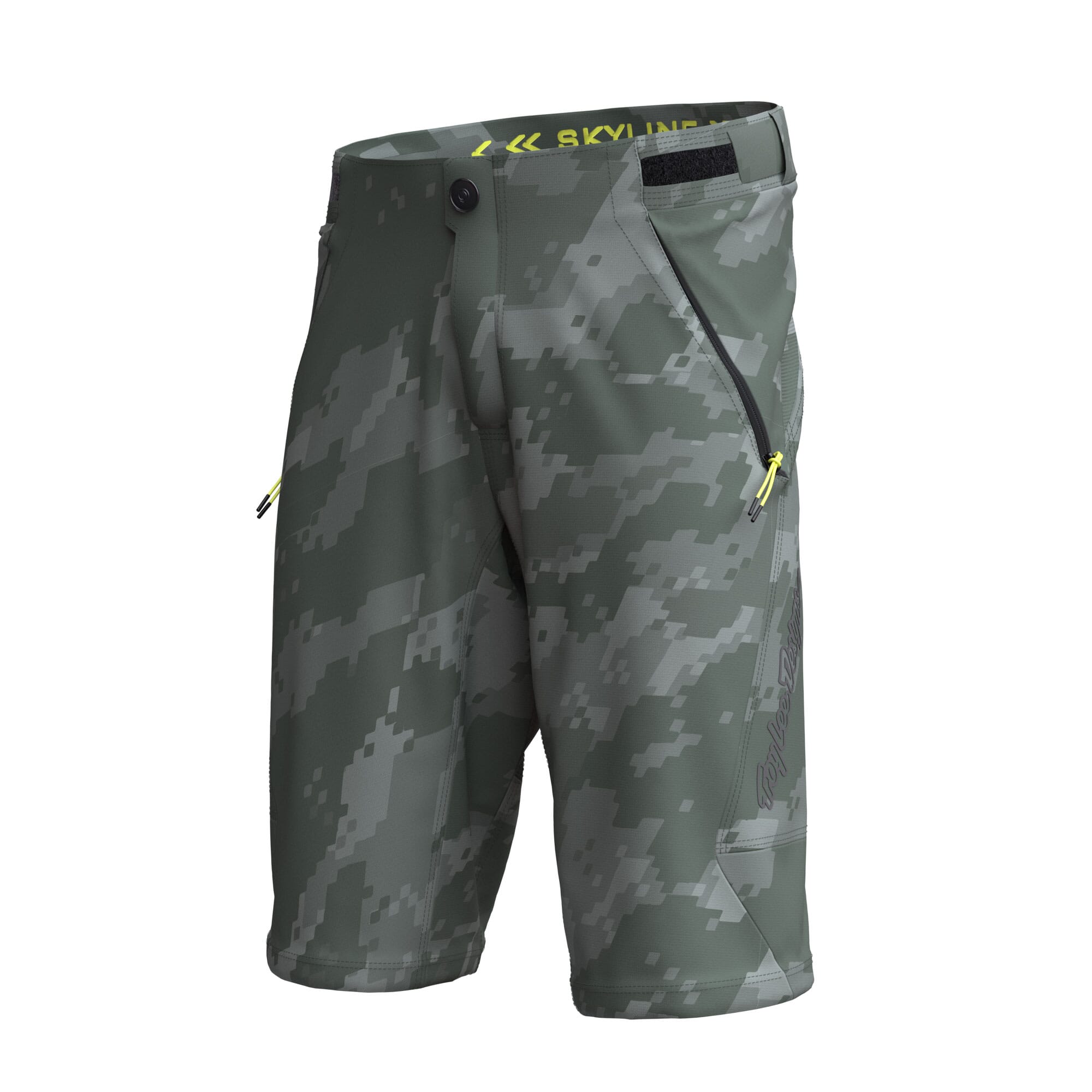 Troy Lee Designs Youth Skyline Shell Shorts Digi Camo - Spruce / 22