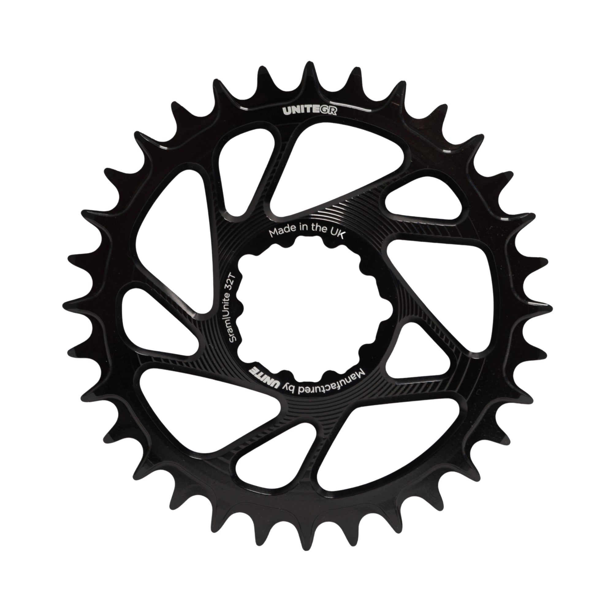 Unite Components SRAM Grip Ring Chainring V2 Black / 30T