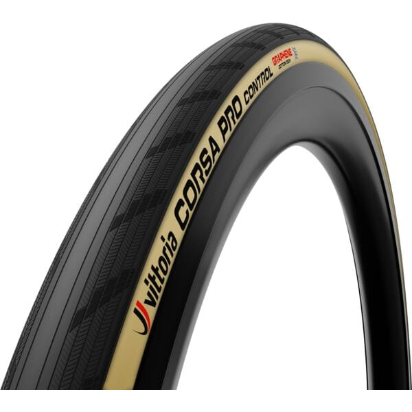 Vittoria Corsa Pro Control TLR G2.0 Tyre Tan / Black / 700 x 26c