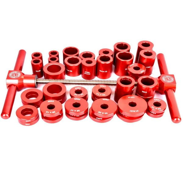 Wheels Manufacturing Bike Bearing Press Pro Kit Red / One Size