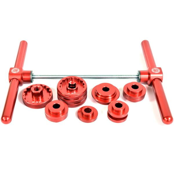 Wheels Manufacturing Bottom Bracket Pro Install Kit Red / One Size