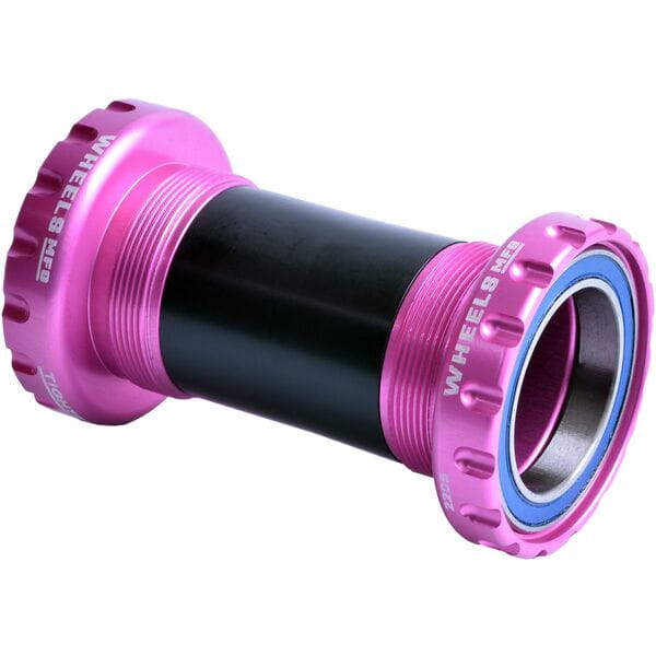 Wheels Manufacturing BSA Threaded Frame ABEC-3 Bearings For 29mm Cranks (SRAM DUB) Pink / 29mm