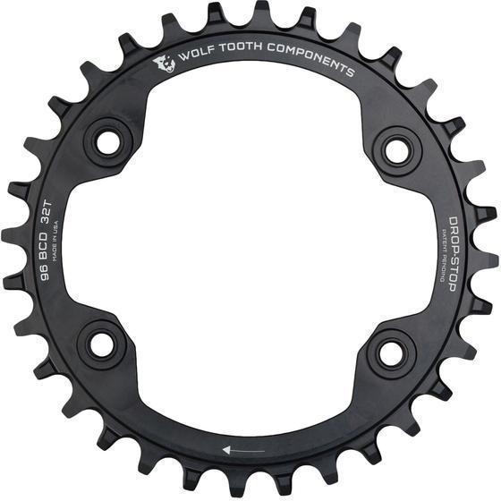 Wolf Tooth 96mm BCD Chainring M8000 Black / 34t