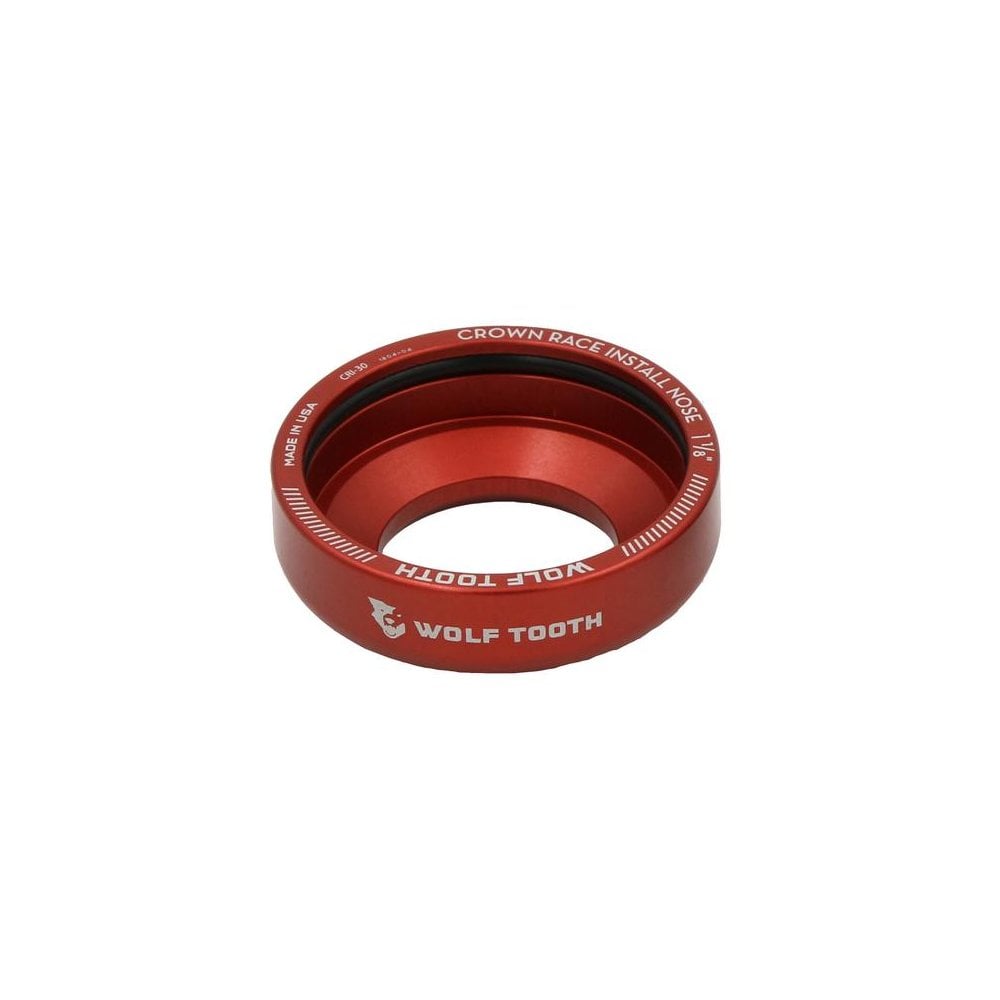 Wolf Tooth Crown Race Installation Red / 1 1/8 (30mm)
