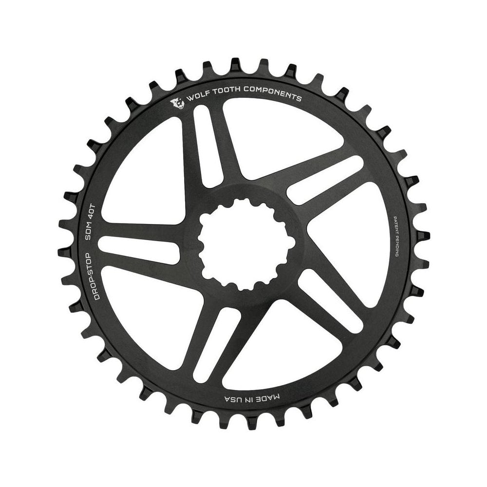 Wolf Tooth Direct Mount Chainrings for Easton Cinch Flat Top Black / 38t