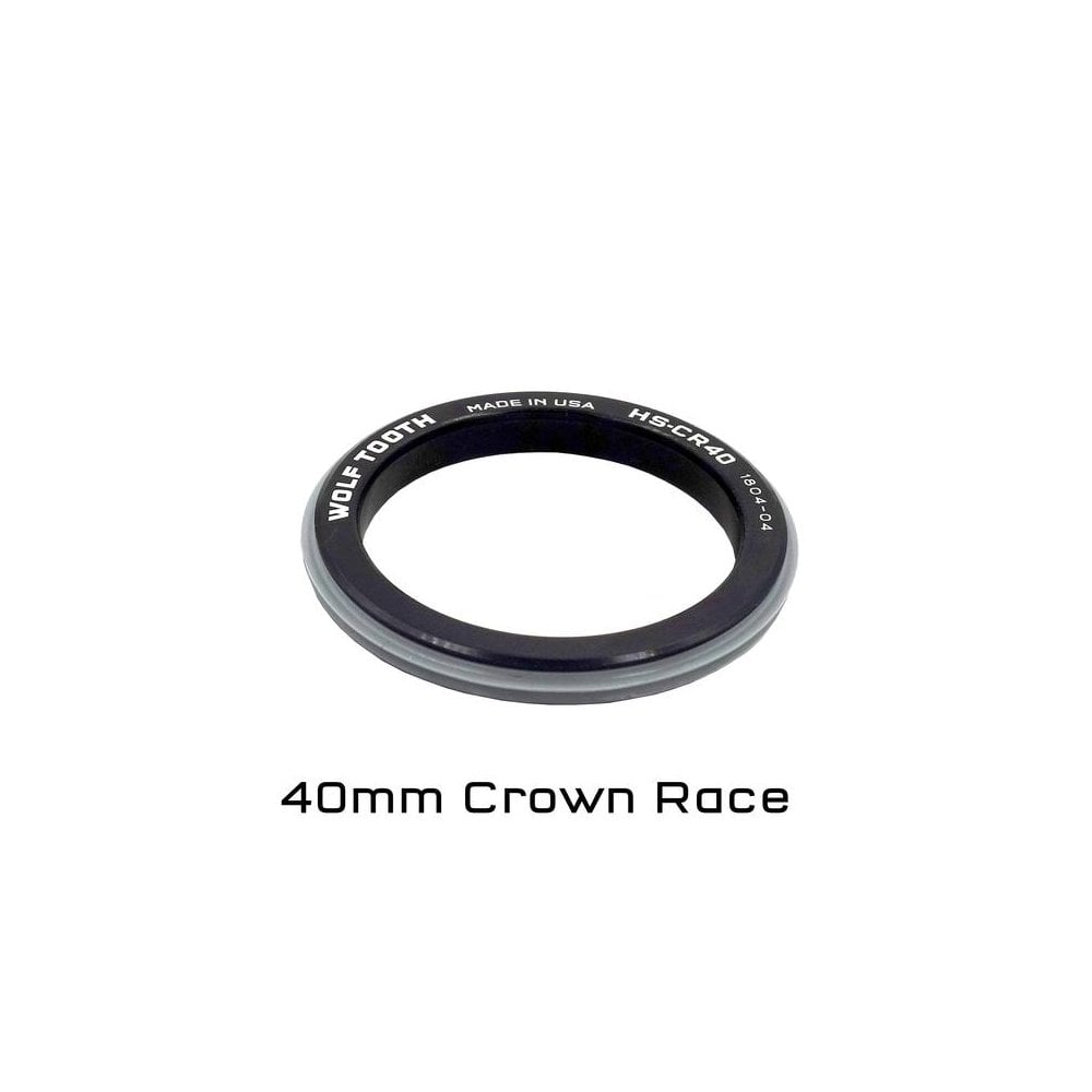 Wolf Tooth Precision Headset Crown Race Black / 30mm