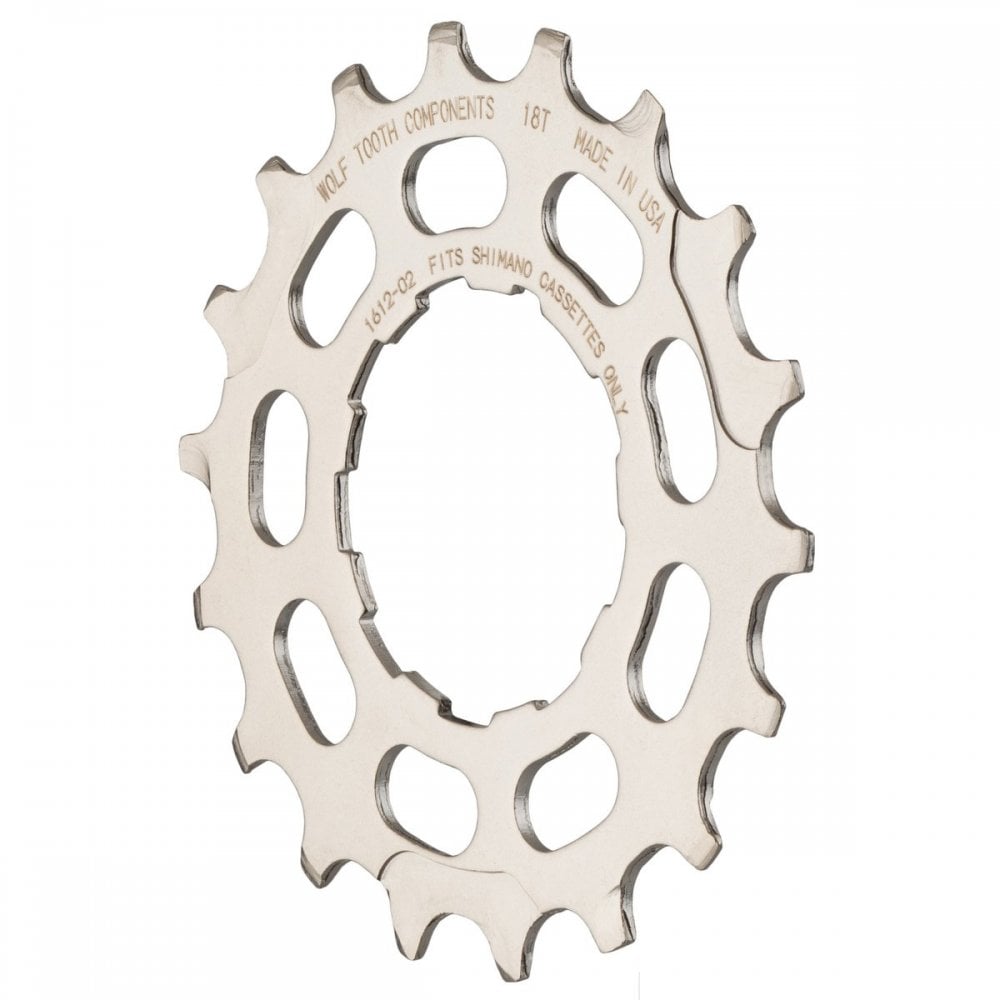Wolf Tooth Stainless Steel Single Speed Cog Stainless Steel / 16t