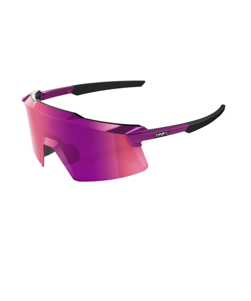 100% Aerocraft Glasses Gloss Purple Chrome / Purple Multilayer Lens