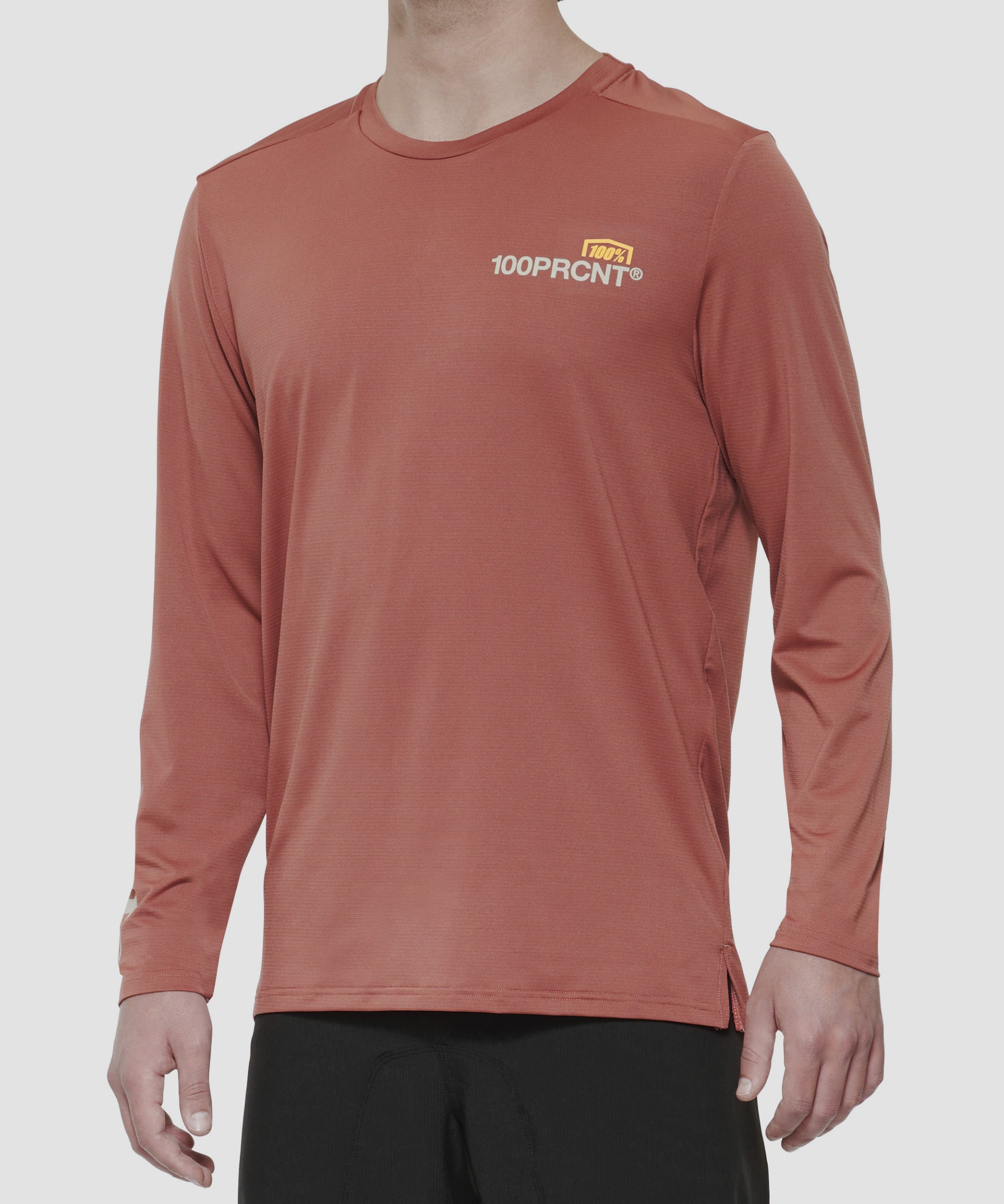 100% Airmatic Long Sleeve MTB Jersey Cardinal / L