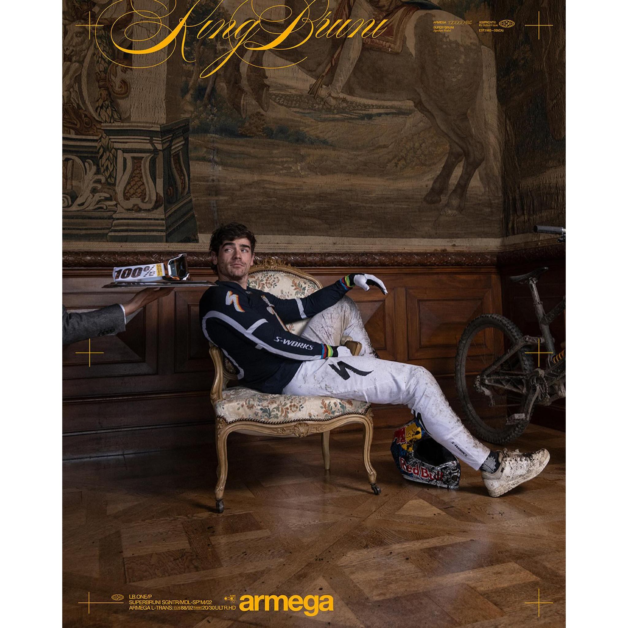 100% Armega Goggles - Limited Edition Bruni Special