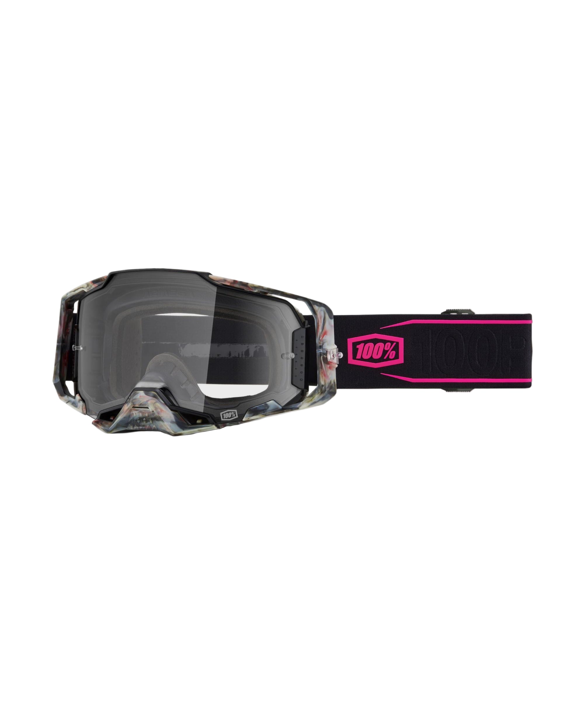 100% Armega Goggles Sarcelle / Clear Lens
