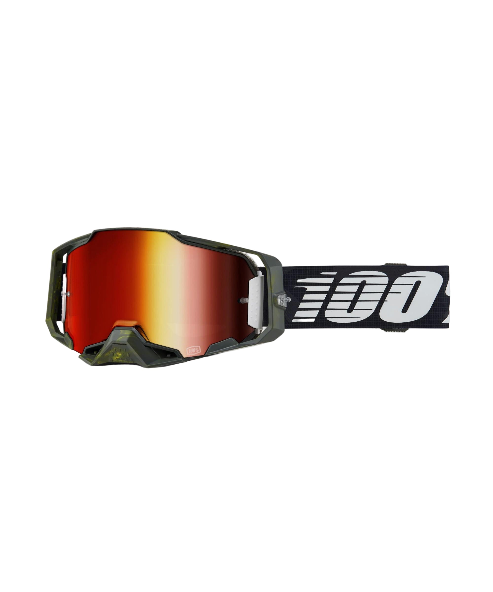 100% Armega Goggles Soledad / Mirror Red Lens