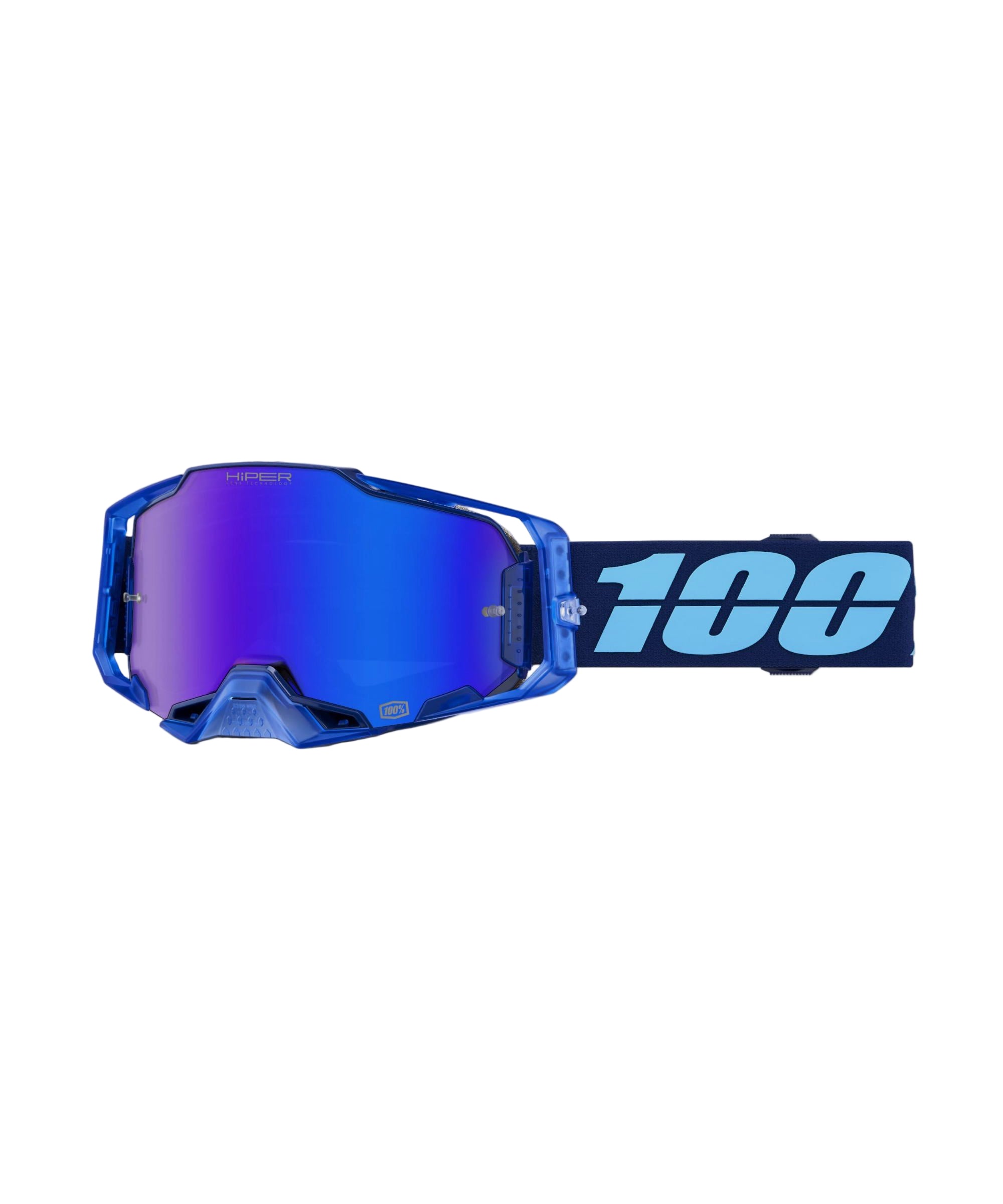 100% Armega Hiper Goggles Coupe / Mirror Blue Lens