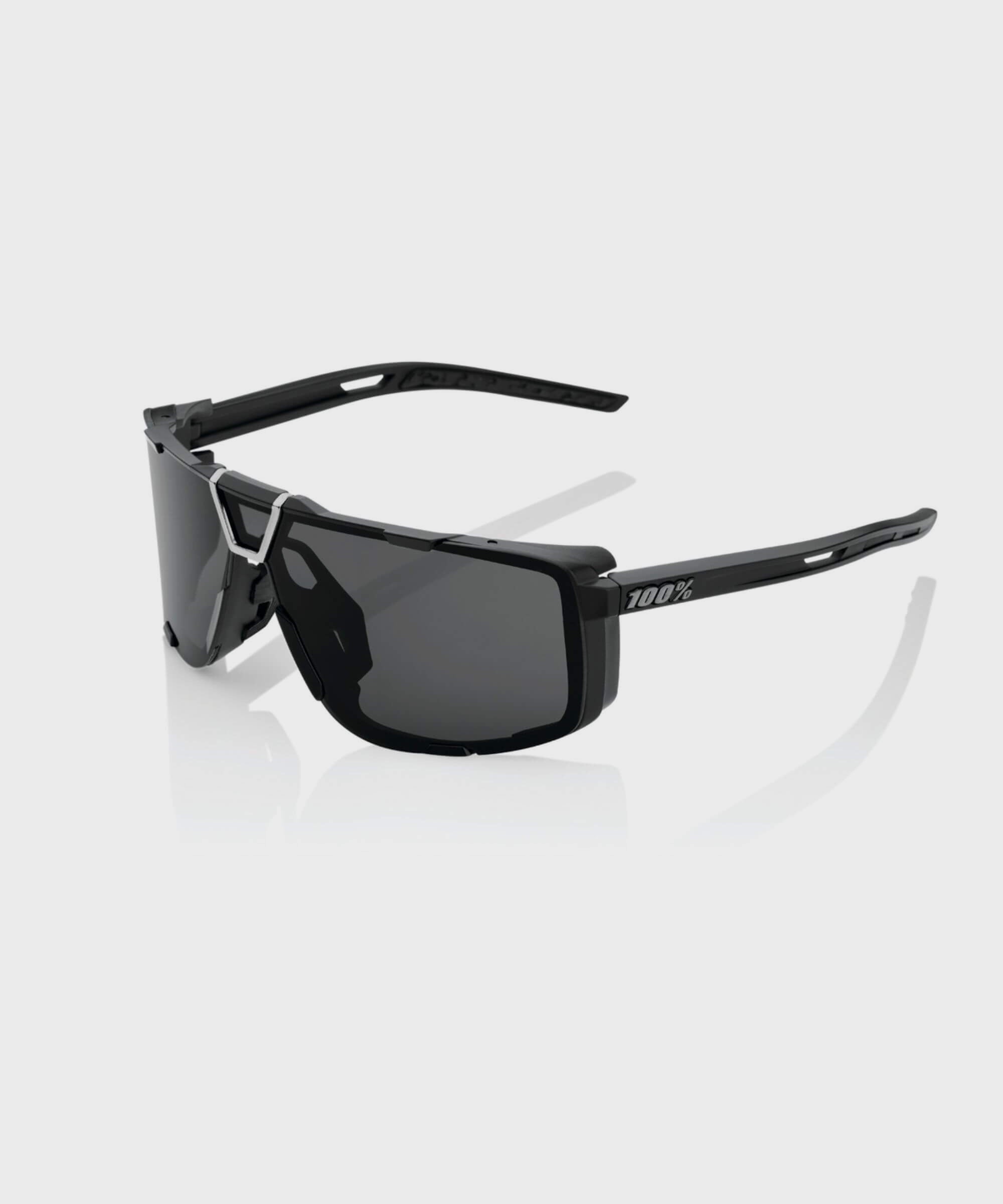100% Eastcraft Glasses Matte Black / Smoke