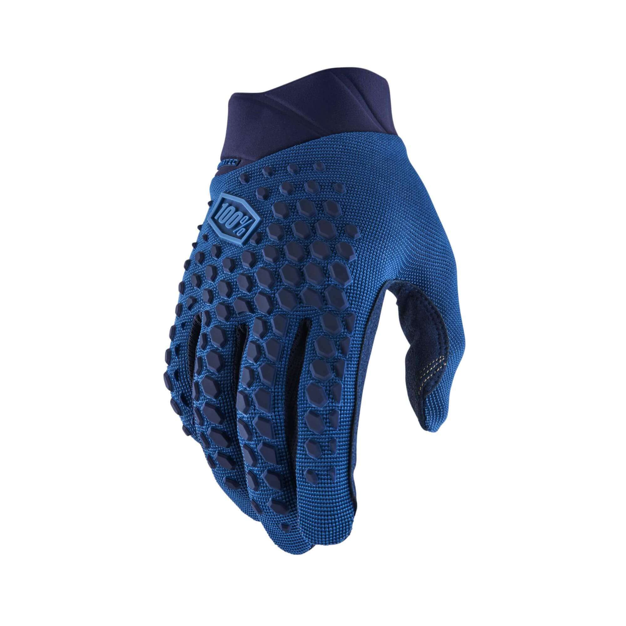 100% Geomatic MTB Gloves Slate Blue / S