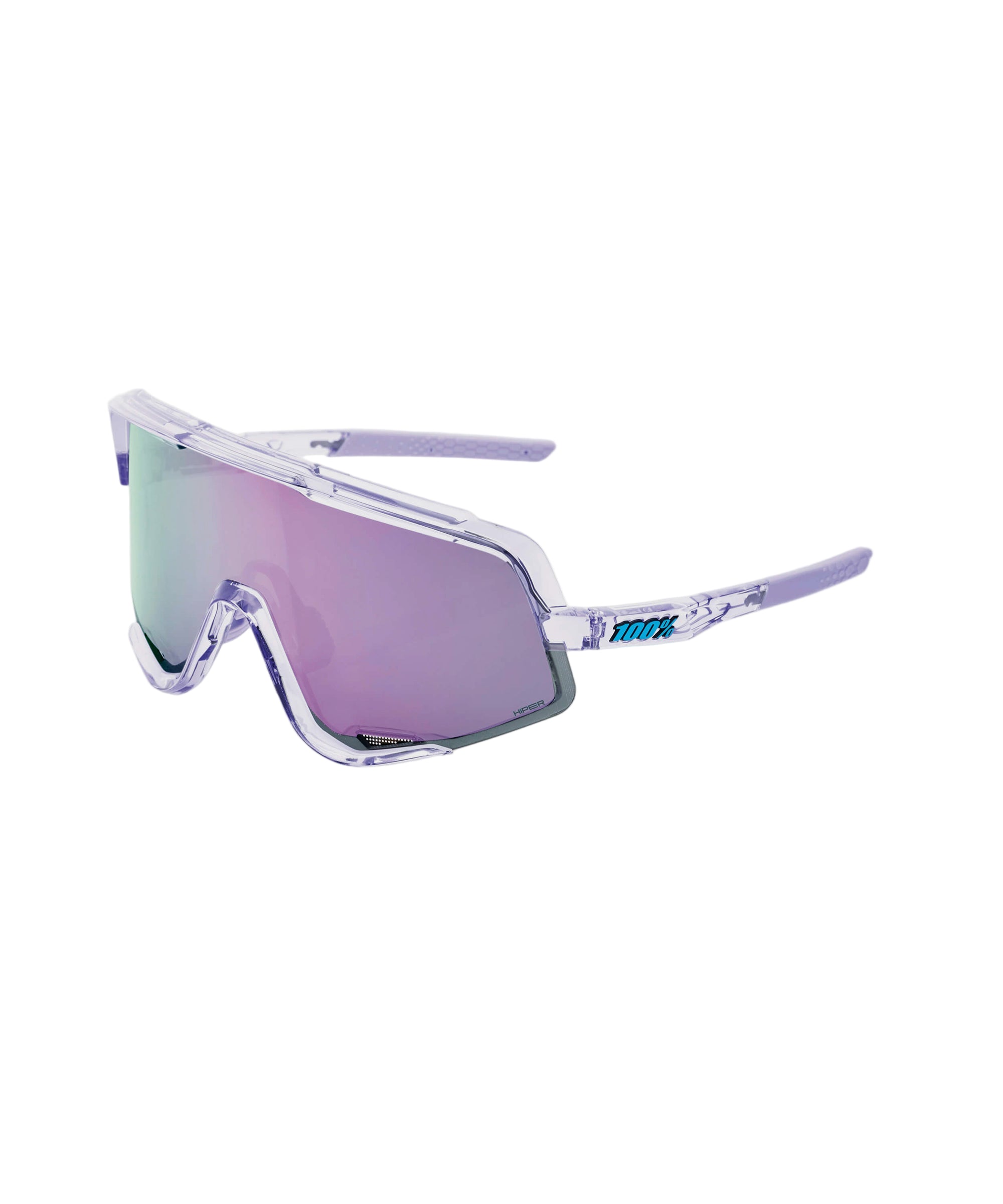100% Glendale Glasses Polished Translucent Lavender / HiPER Lavender
