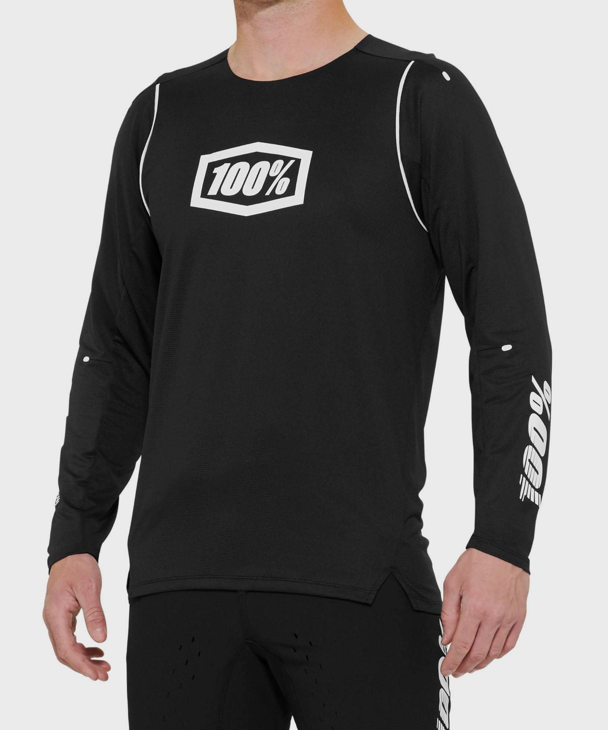 100% R-Core X Long Sleeve Jersey Black / S