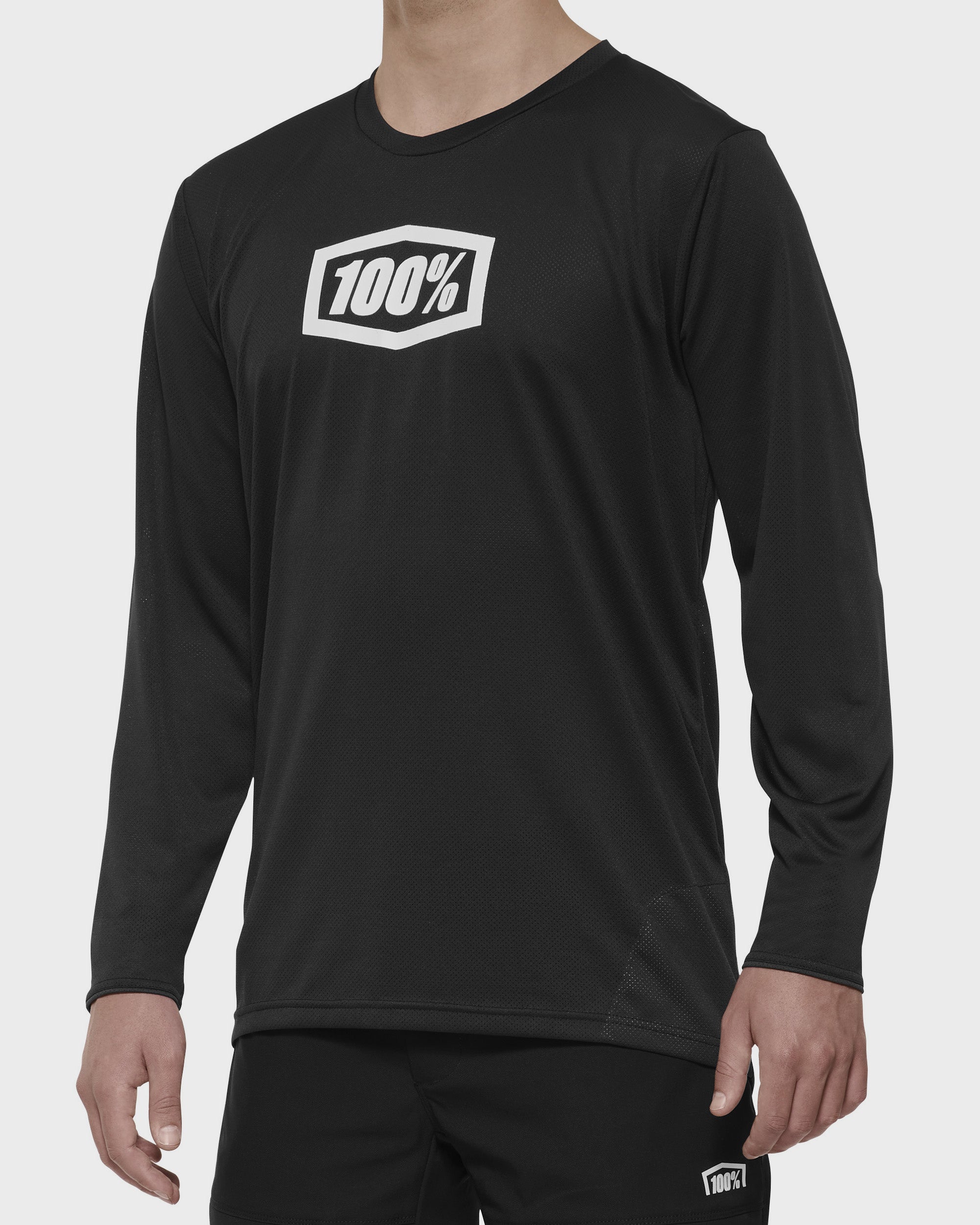 100% Ridecamp Long Sleeve Jersey Black / S