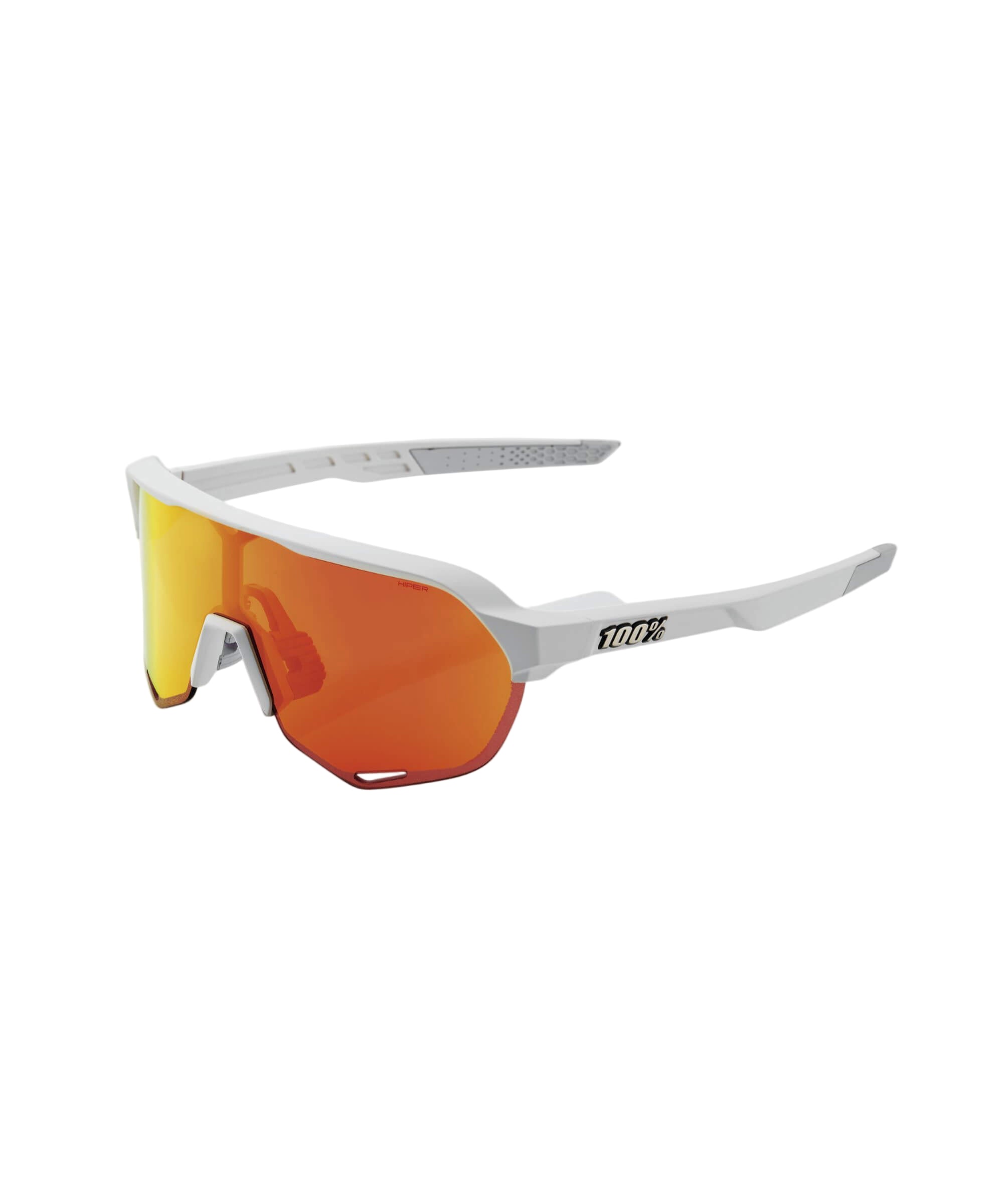 100% S2 Glasses Soft Tact Off-White / HiPER Red Multilayer