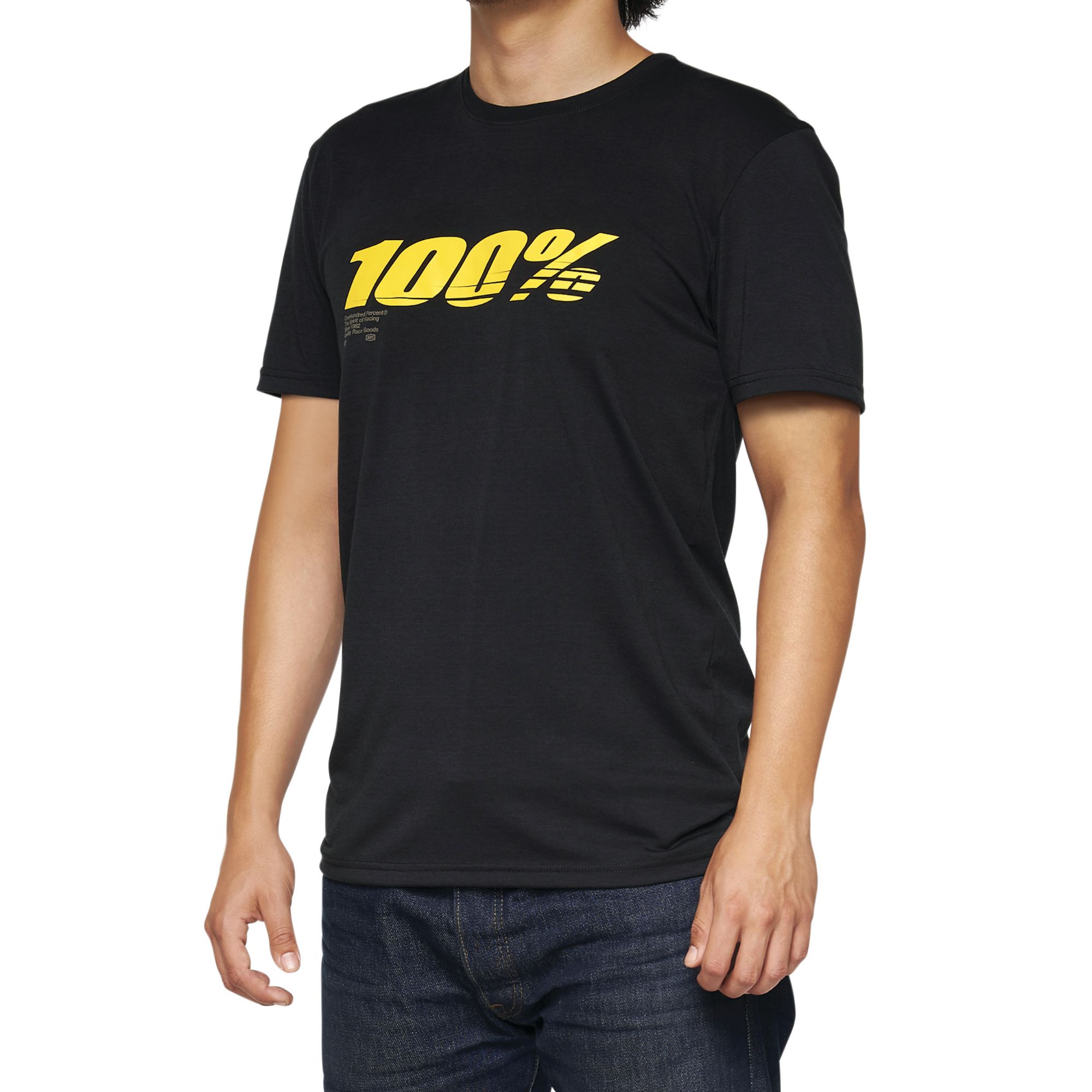 100% Speed Tech Tee Black / S