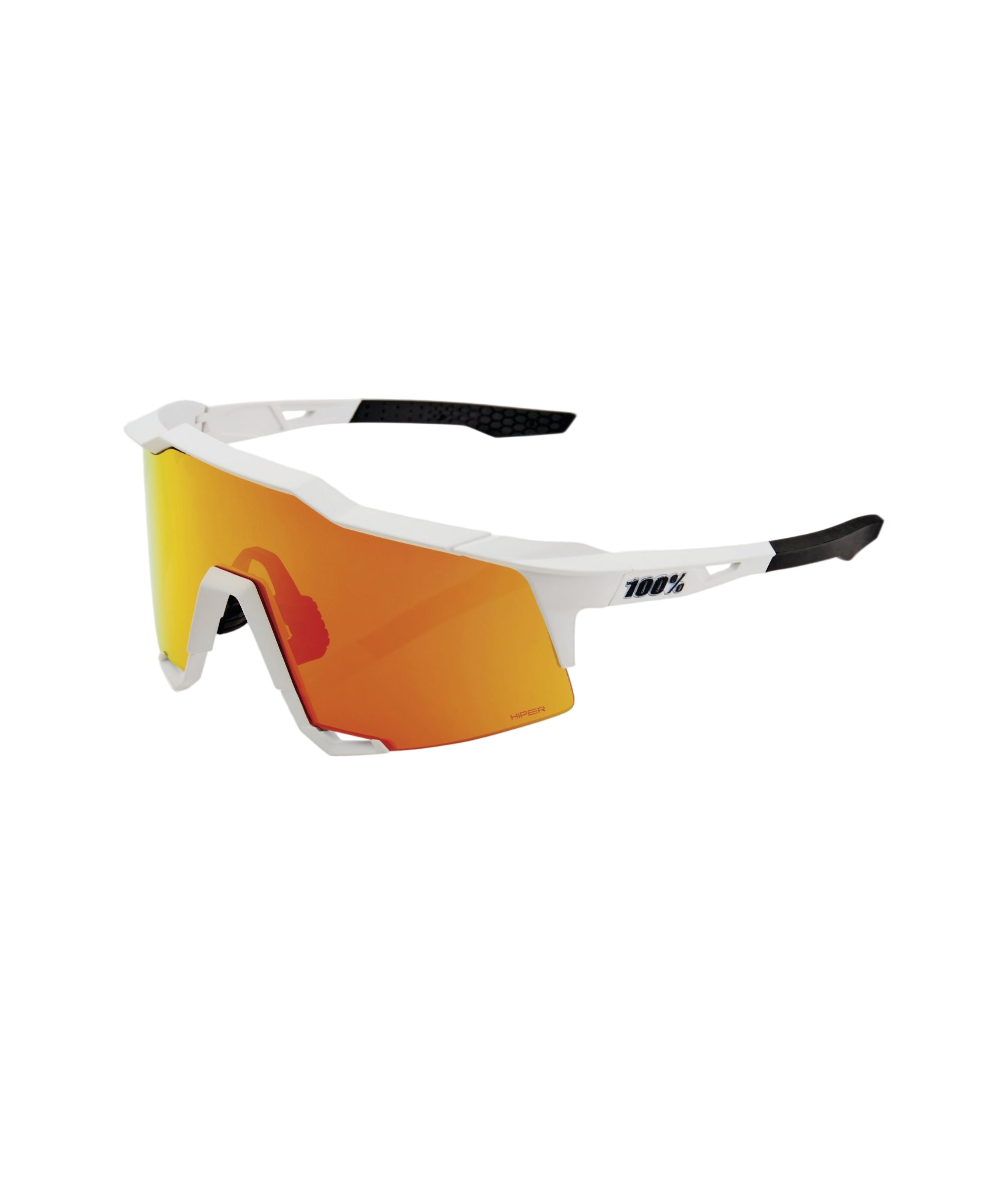 100% Speedcraft Glasses Soft Tact Off-White / HiPER Red Multilayer