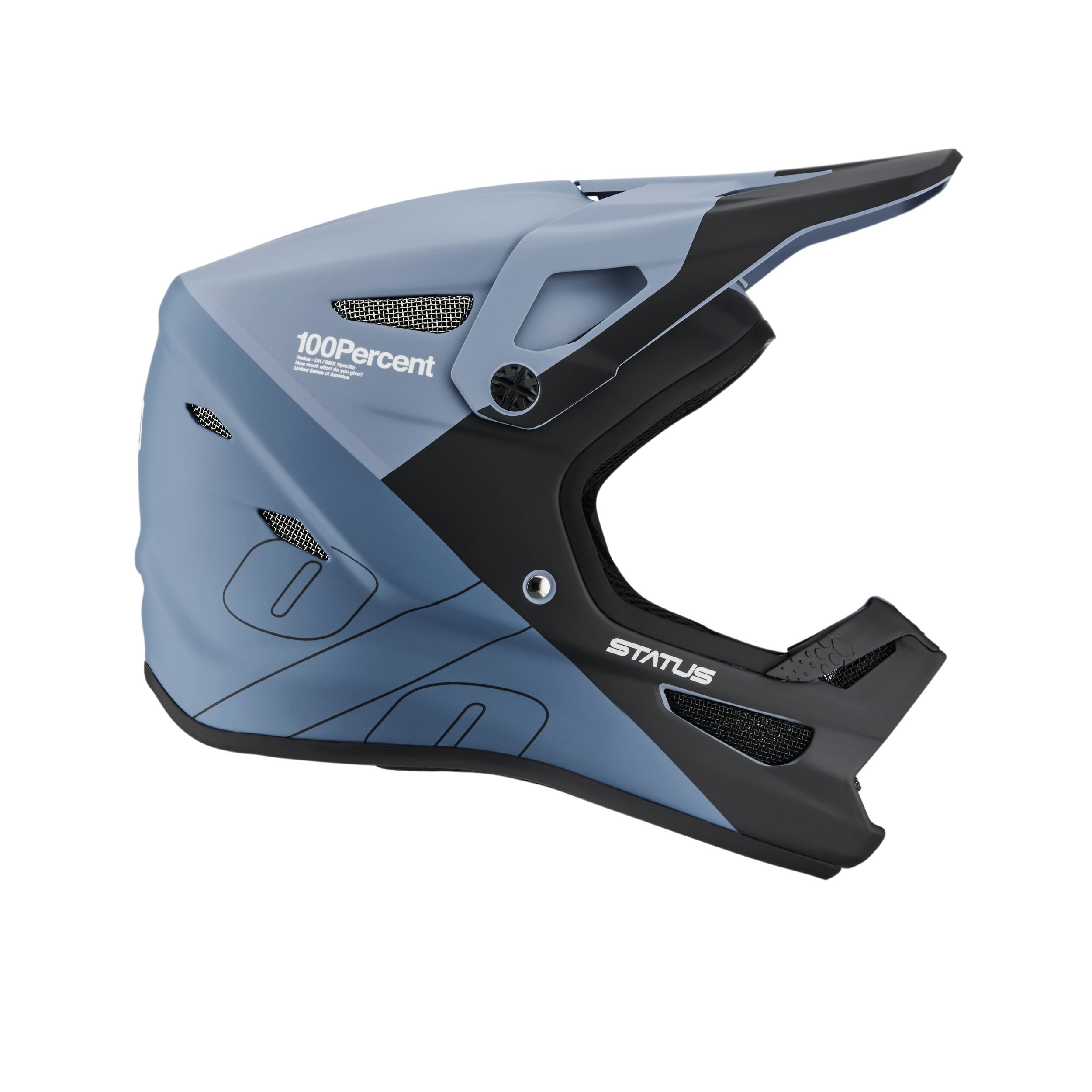 100% STATUS YOUTHフルフェイスヘルメット 100% Status Youth Helmet | Biketart