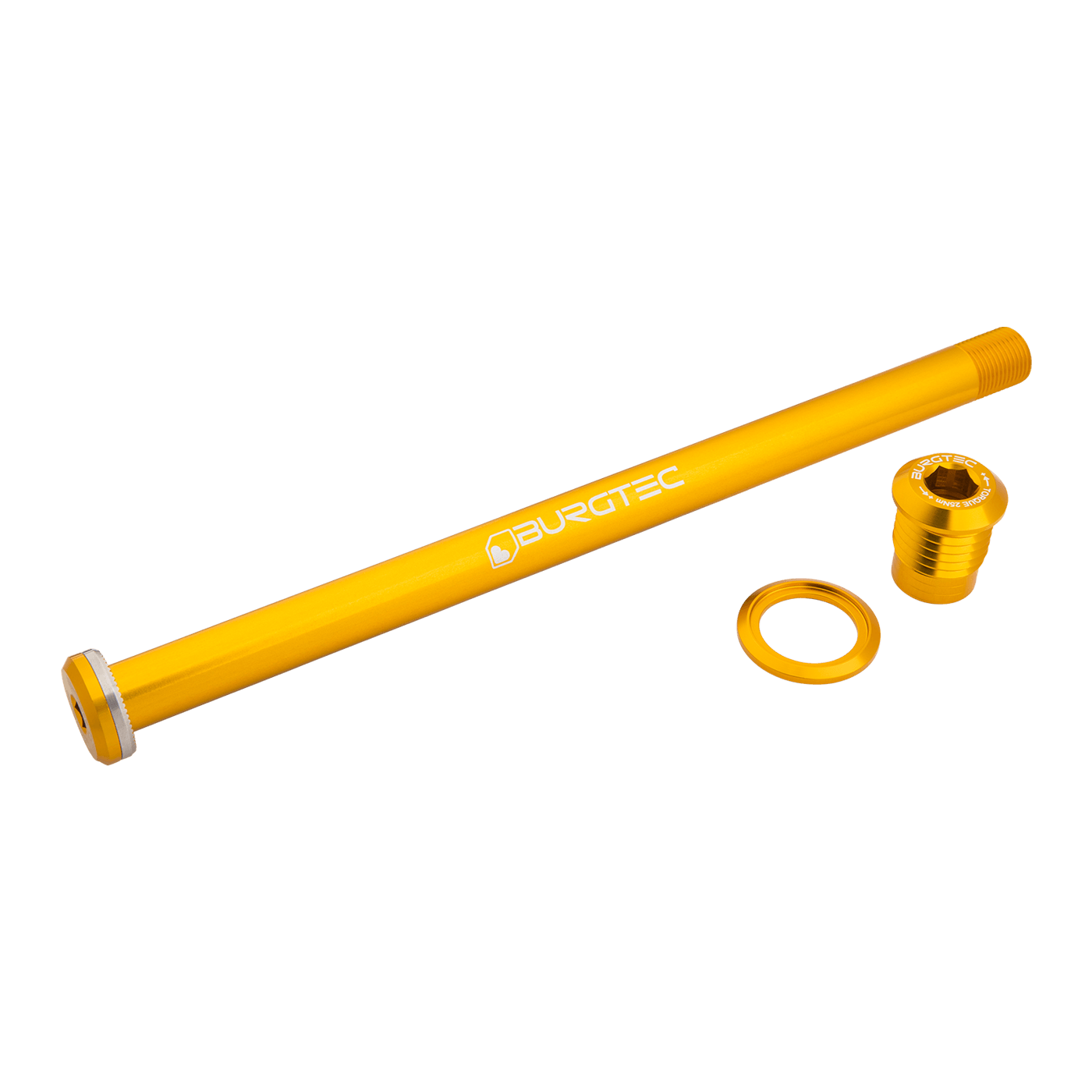 188mm x 12mm 1.00mm Pitch Rear Axle Burgtec Bullion Gold