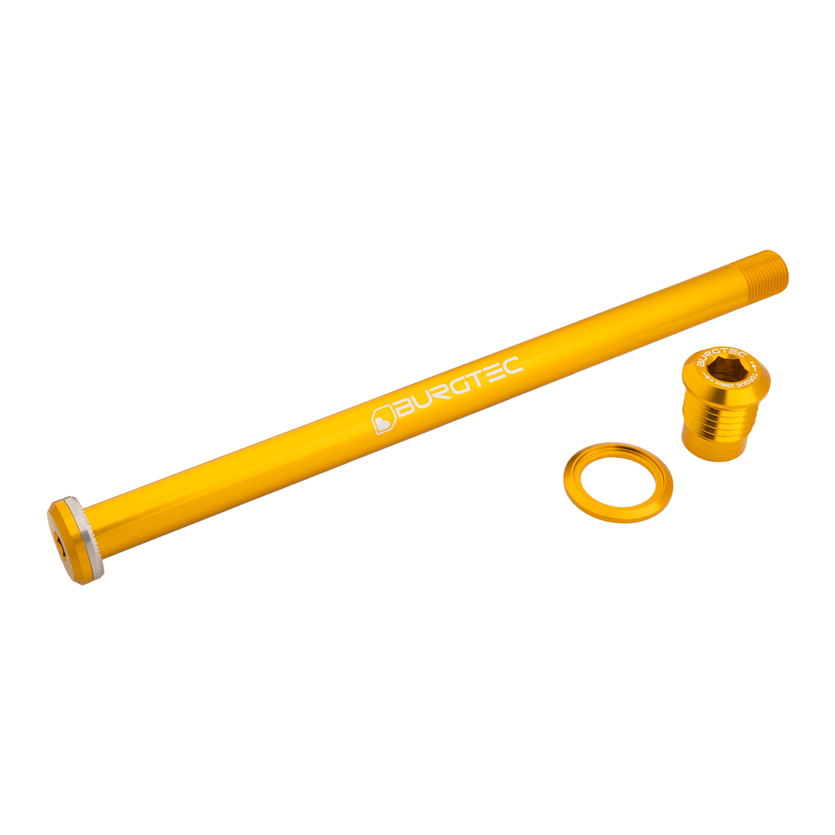 188mm x 12mm 1.00mm Pitch Rear Axle Burgtec Bullion Gold