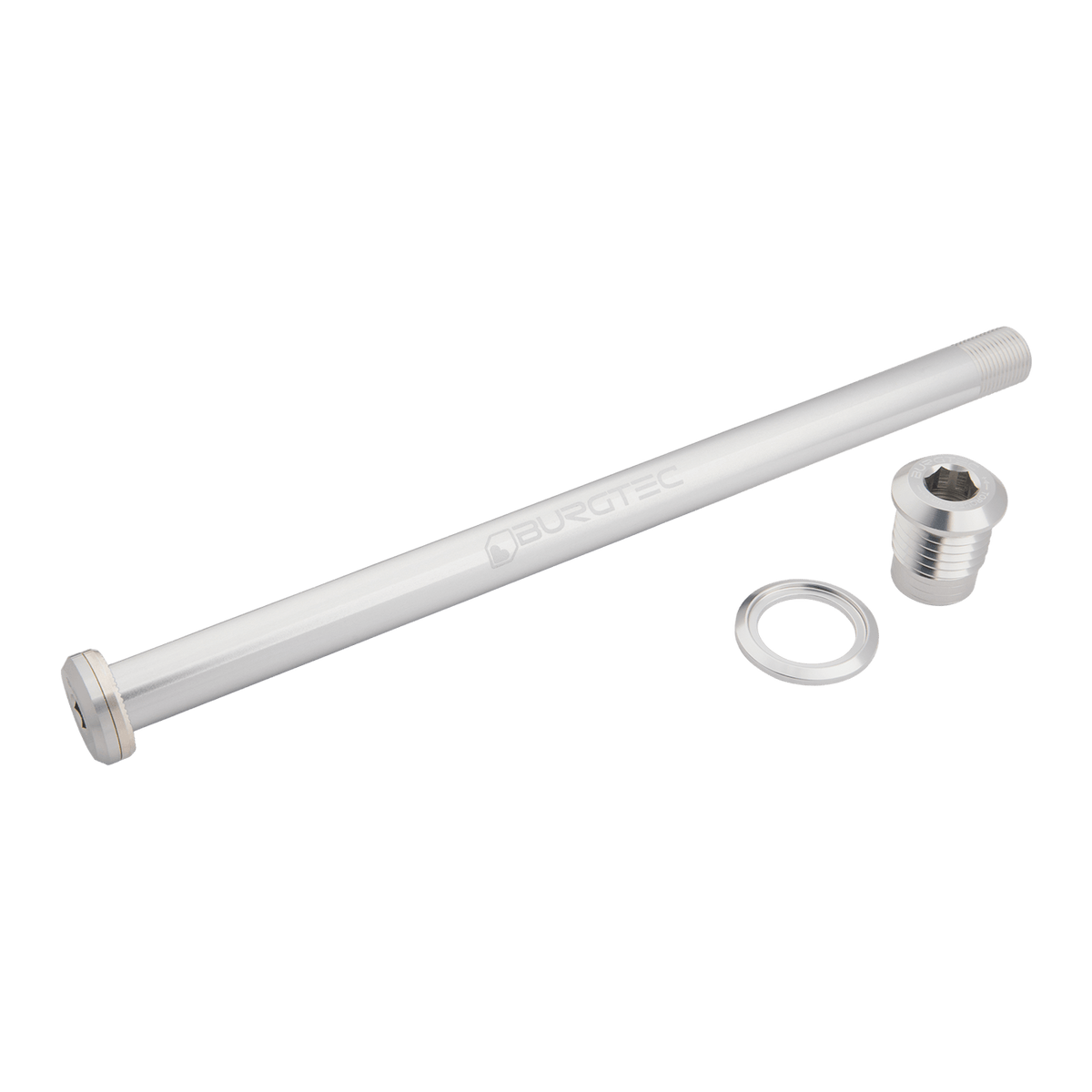 188mm x 12mm 1.00mm Pitch Rear Axle Rhodium Silver