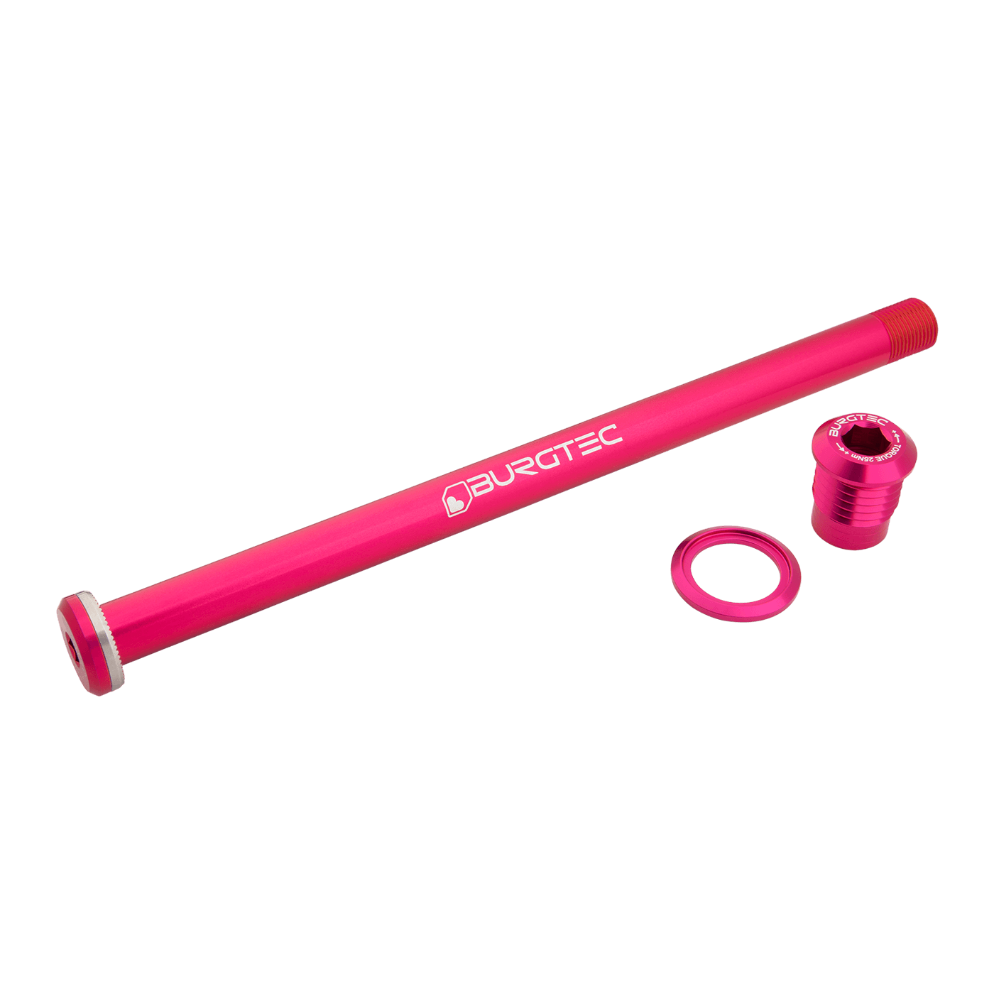 188mm x 12mm 1.00mm Pitch Rear Axle Toxic Barbie Pink