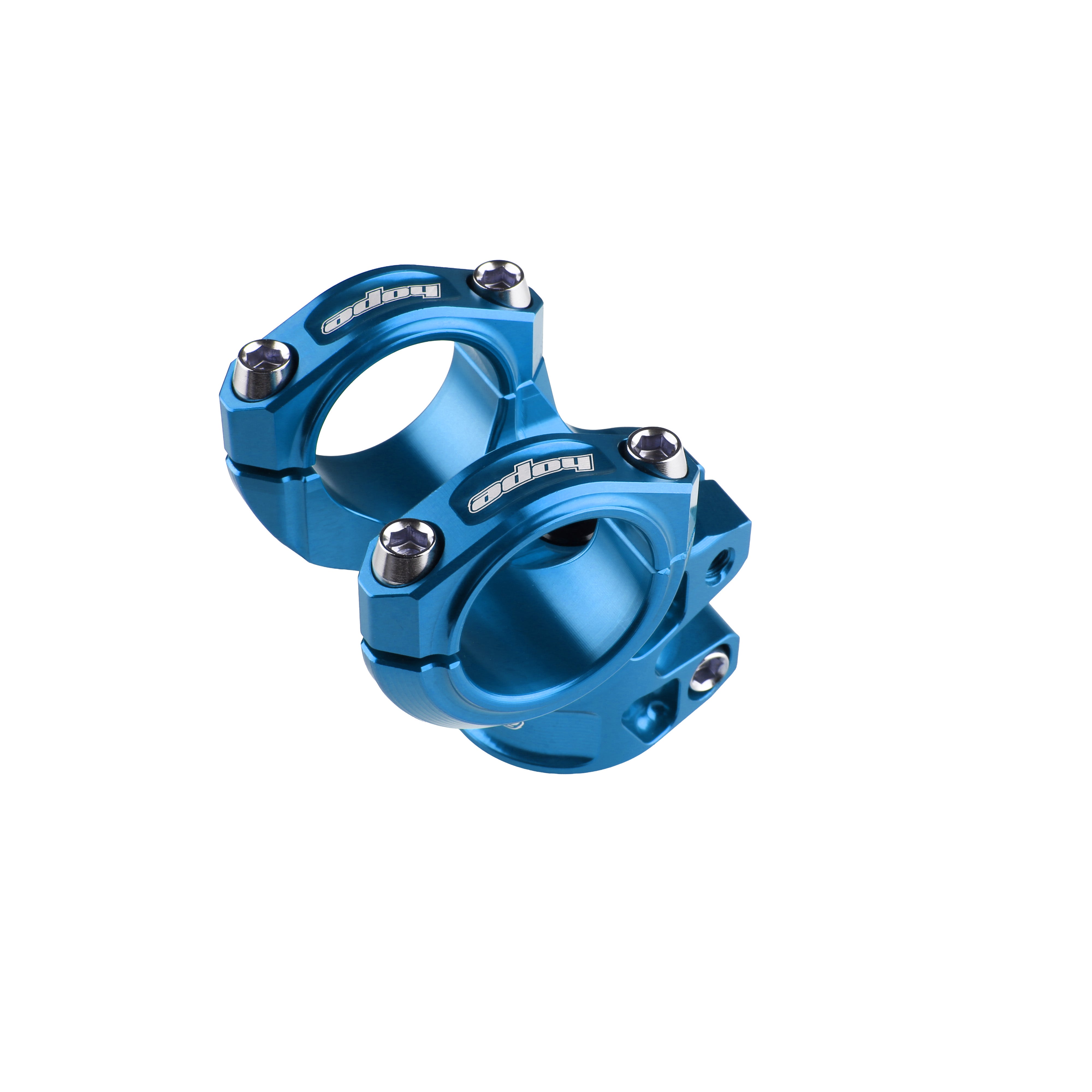 20mm Gravity Stem - 35mm Bar Clamp Blue
