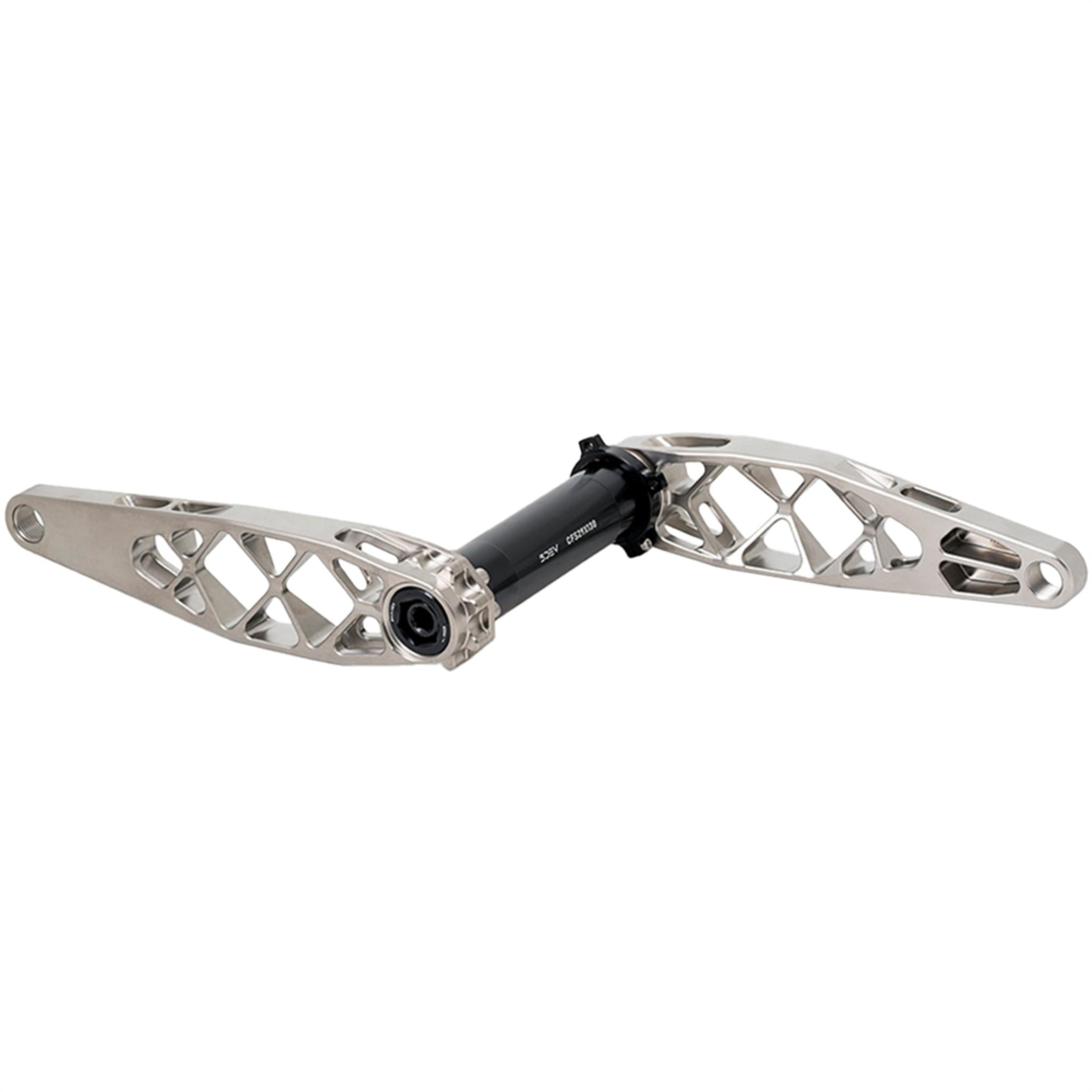 5DEV Titanium Crankset Natural / 167.5mm / 29 DUB