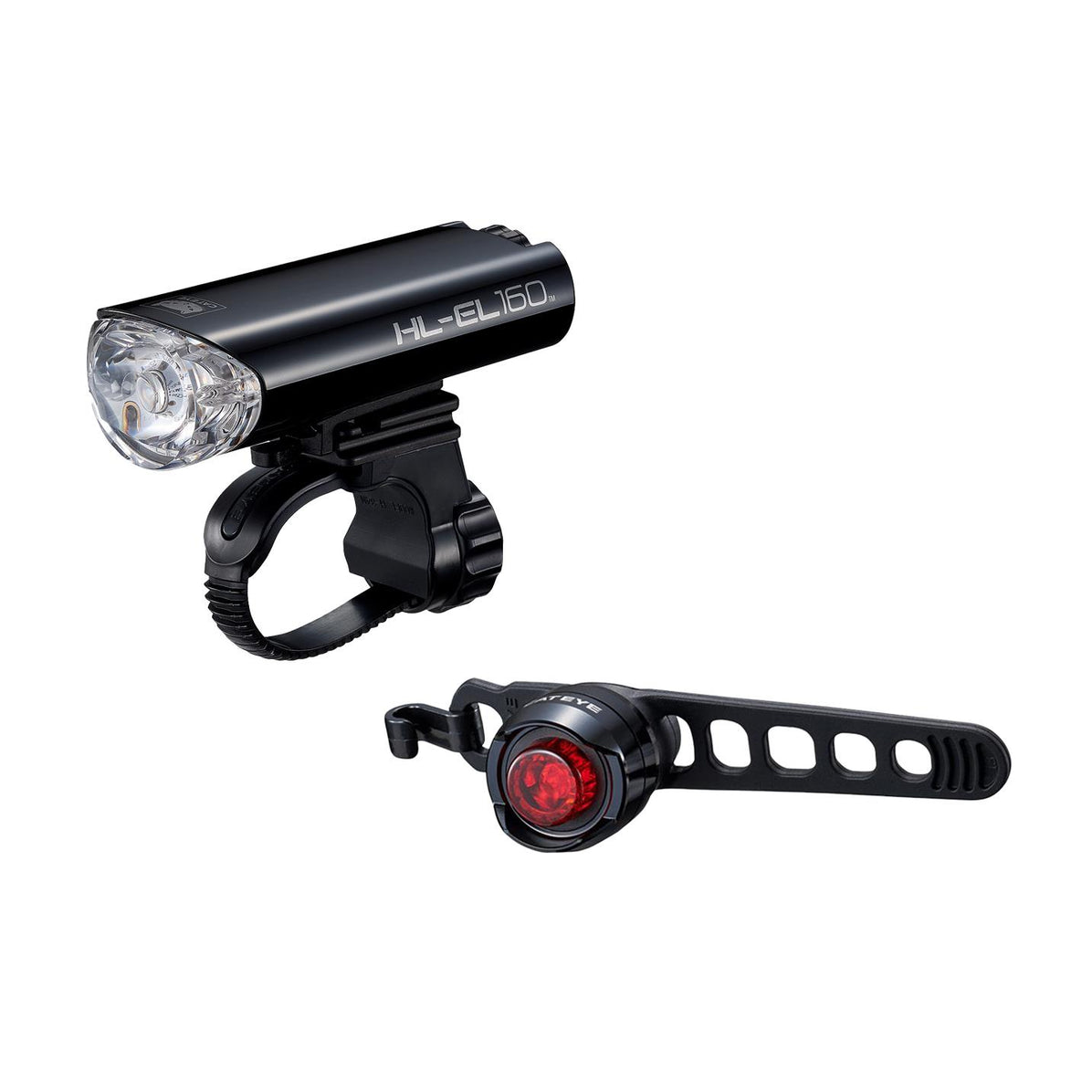 Cateye EL-160 / Orb Bike Light Set