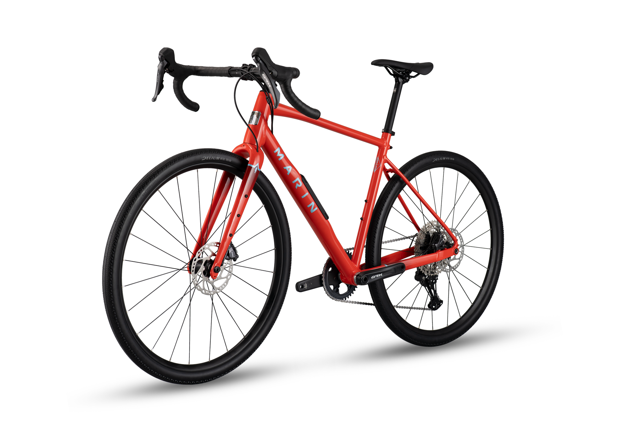 Marin Gestalt 3 2027 gravel bike in Roarange, drive side