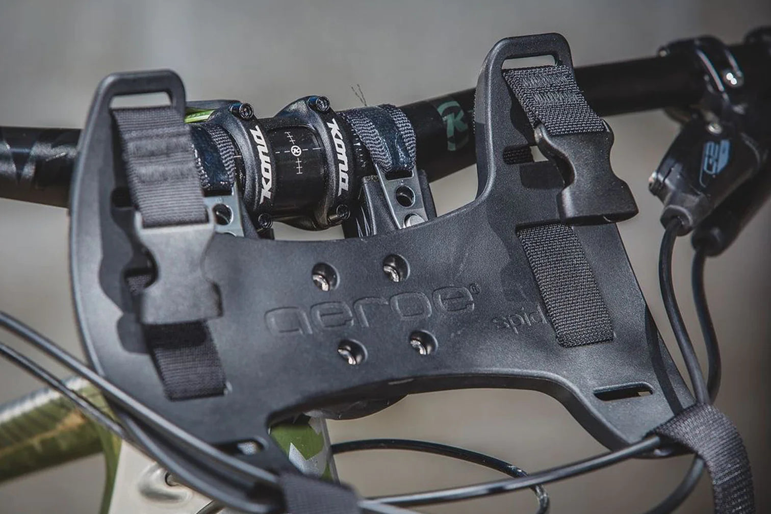 Aeroe Spider Handlebar/Fork Mount Cradle Black