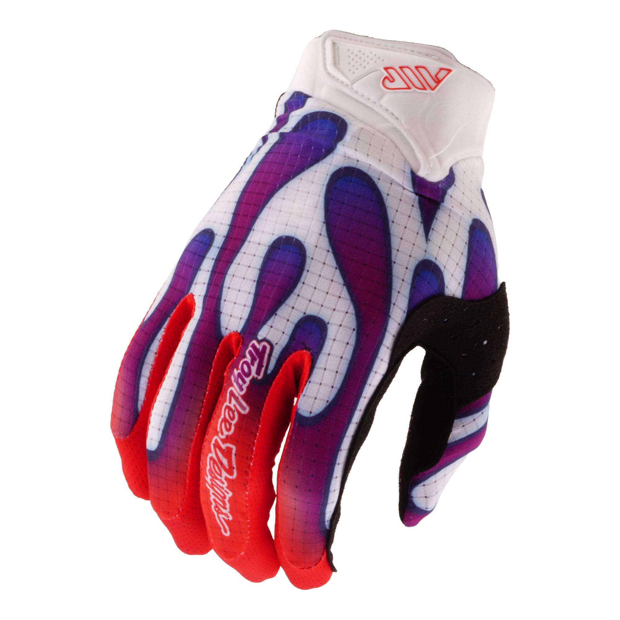 Air Gloves Overspray - White/Violet / S