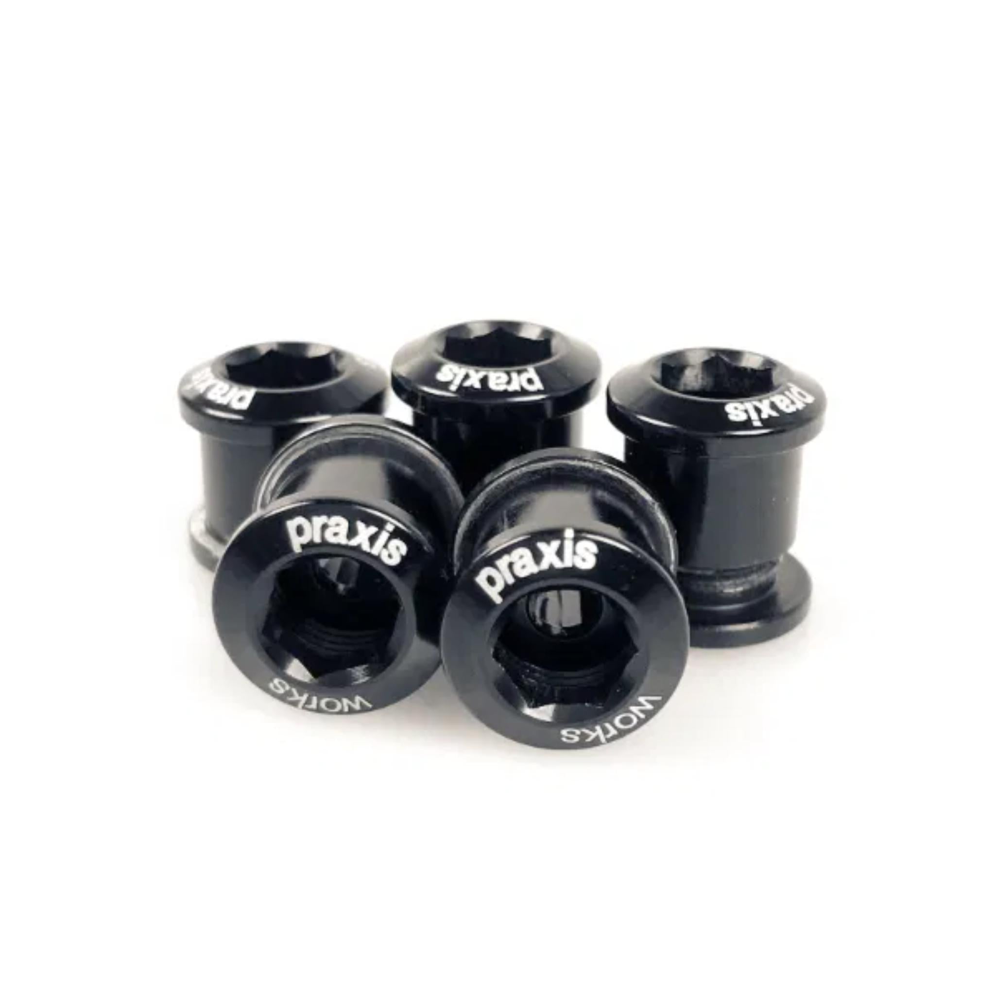 Alloy Chainring Bolts Black / Pack of 5