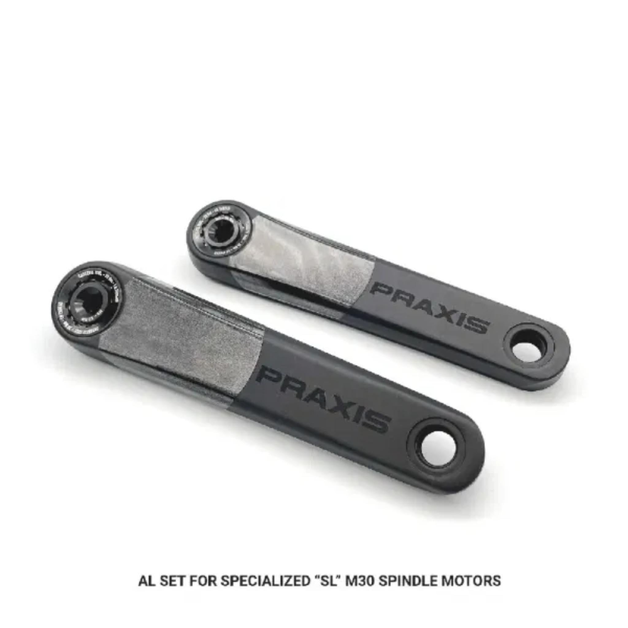 Alloy eBike Cranks for Specialized Turbo SL 1.1 M30 Black / 160mm
