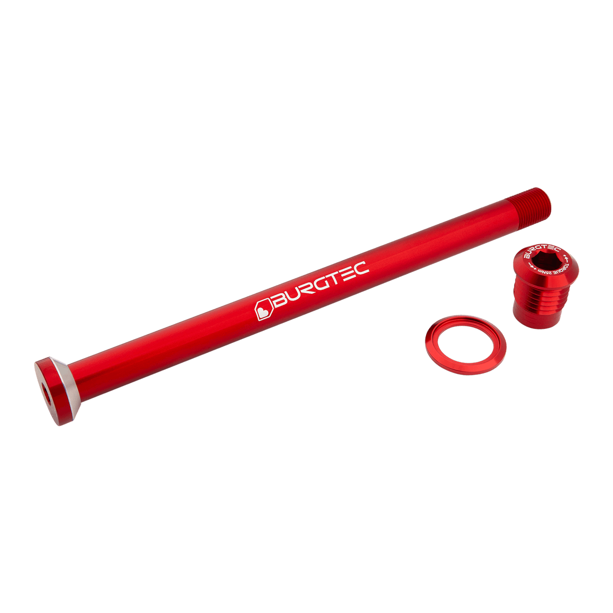 Amflow 174mm Rear Axle Race Red