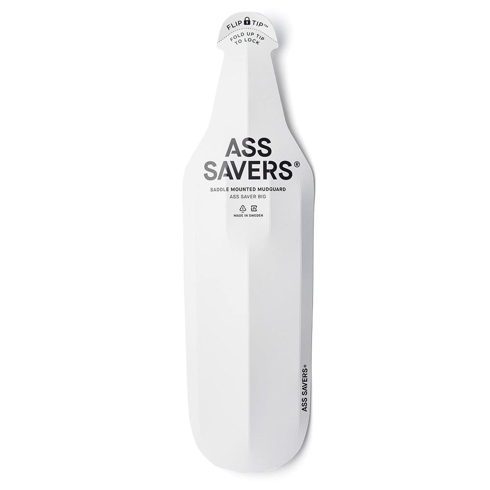 Ass Savers Big Mudguard Rear White / Rear