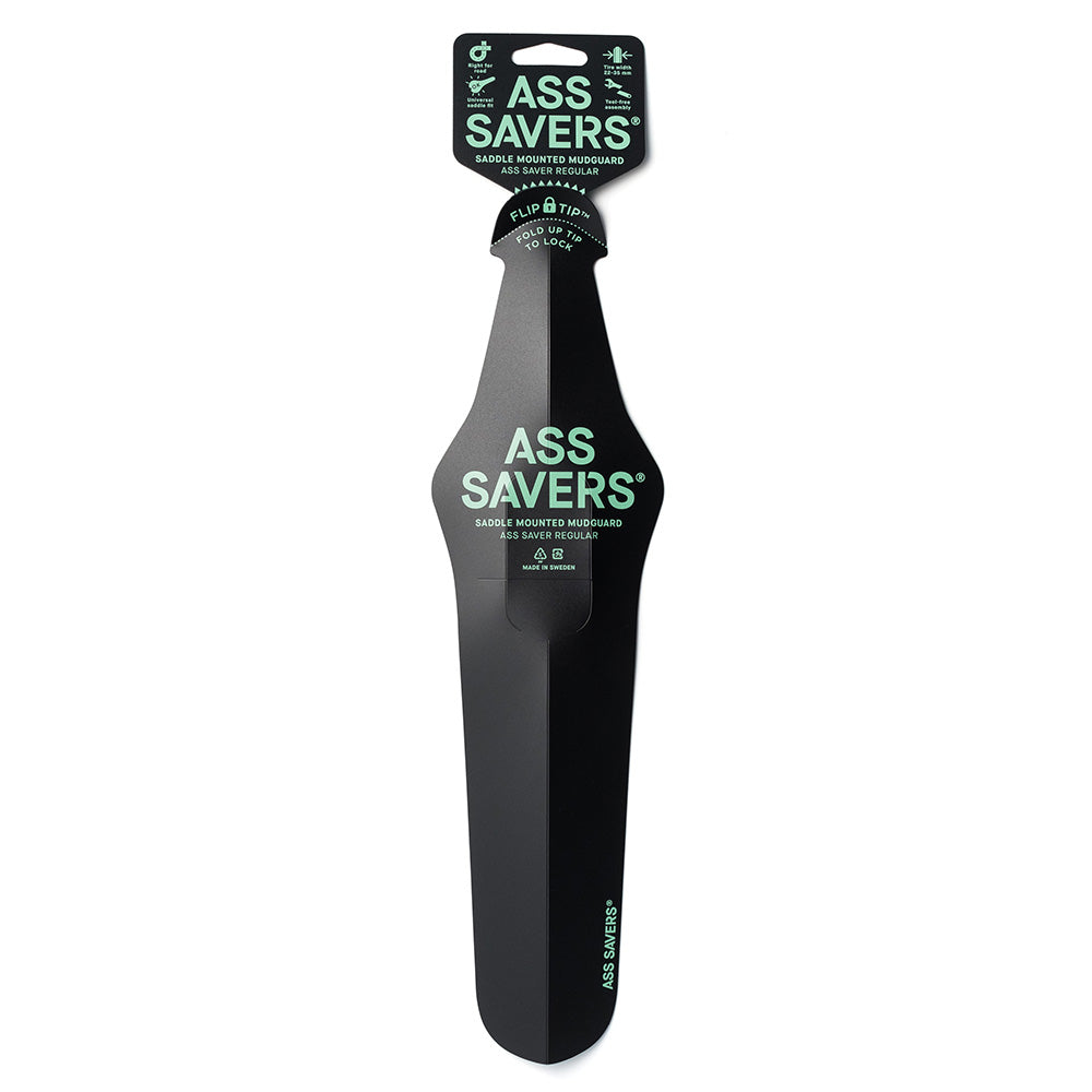 Ass Savers Regular Mudguard Black / Rear