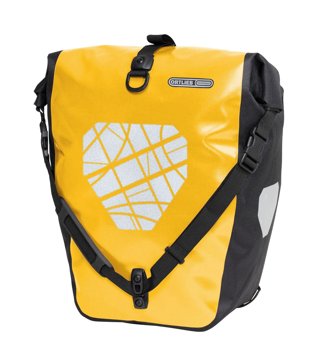 Back Roller Classic High Visibility Pannier Bag Yellow/Black / 40L