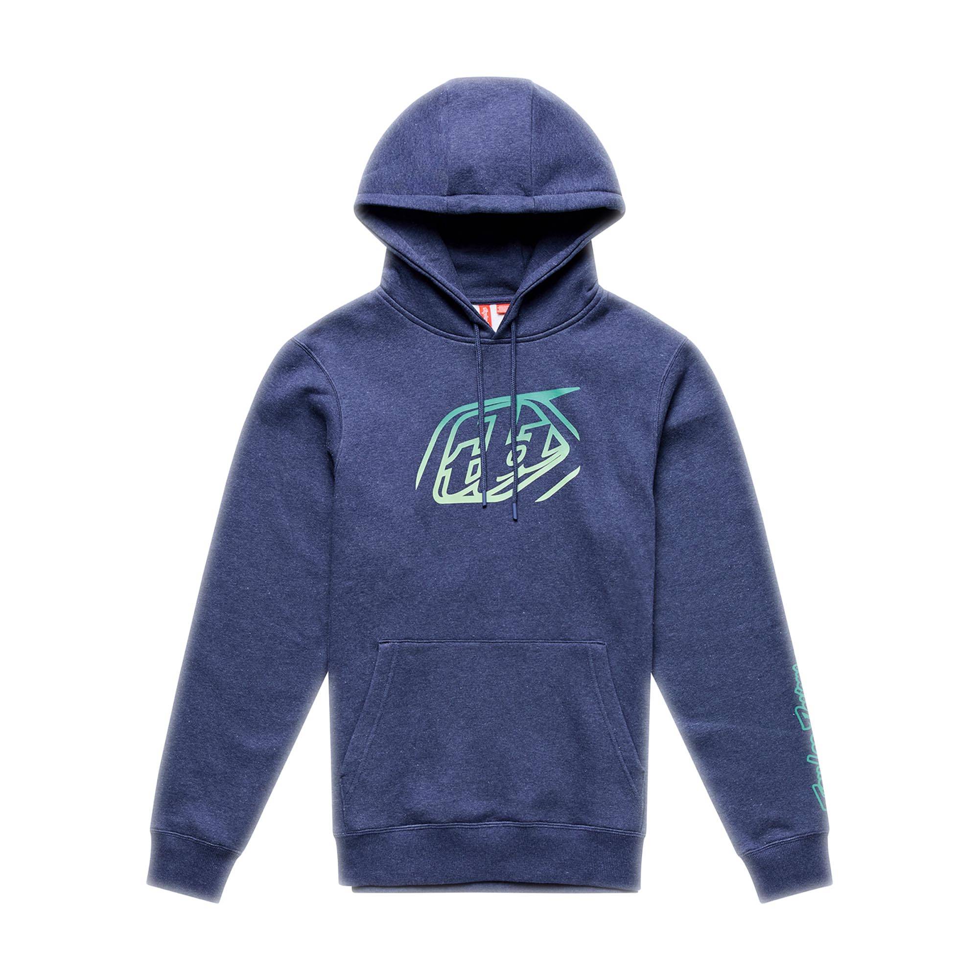 Badge Pullover Hoodie Badge - Navy Heather / S